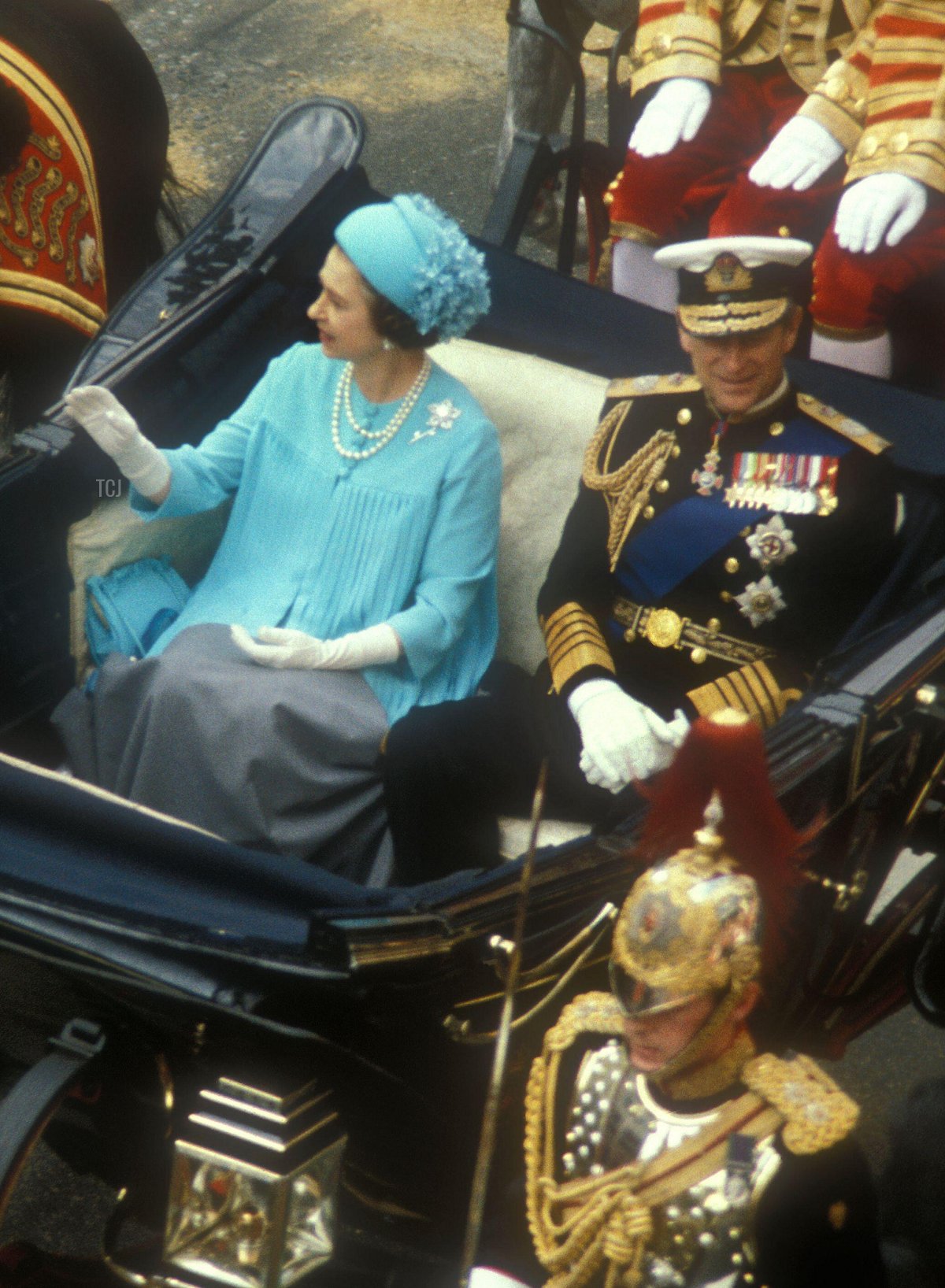 Il matrimonio del Principe Carlo e Diana Spencer alla Cattedrale di St Paul 1981. La Regina e il Duca di Edimburgo