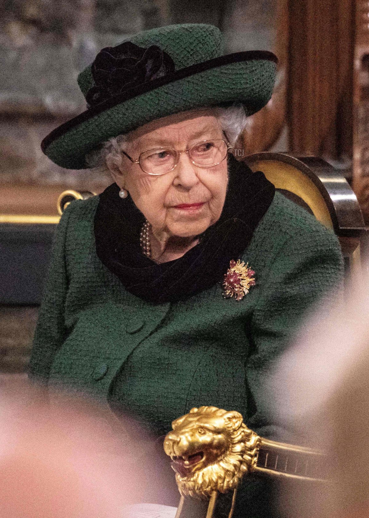 La regina Elisabetta II partecipa a un Servizio di Ringraziamento per il suo defunto marito, il Principe Filippo, Duca di Edimburgo, all'Abbazia di Westminster a Londra il 29 marzo 2022