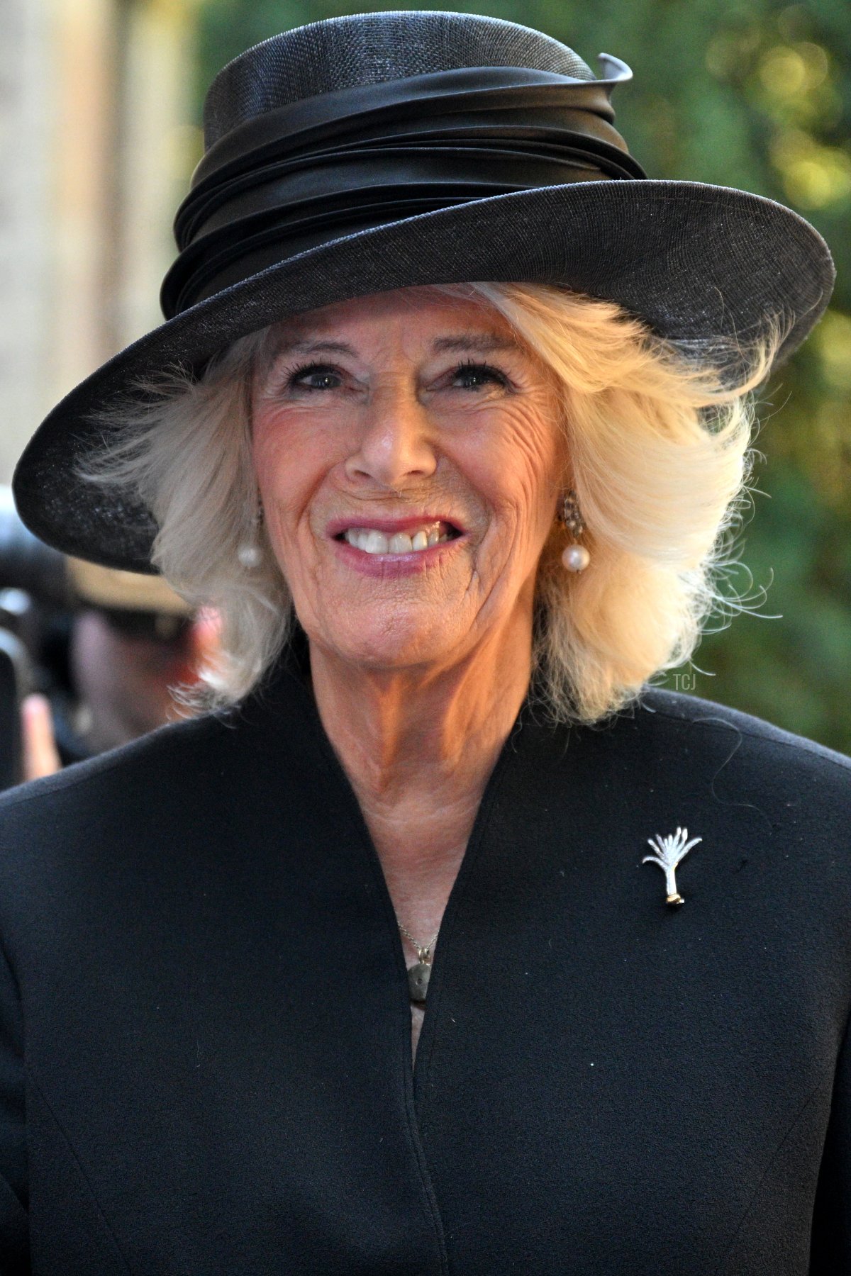 Camilla, Regina Consorte partecipa a un Servizio di Preghiera e Riflessione per la Vita della Regina presso la Cattedrale di Llandaff il 16 settembre 2022 a Cardiff, Galles