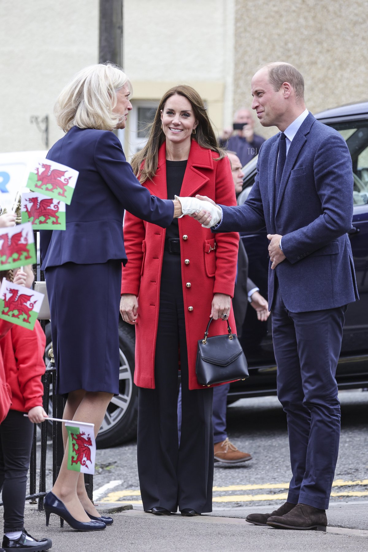 William e Catherine alla Chiesa di St Thomas.