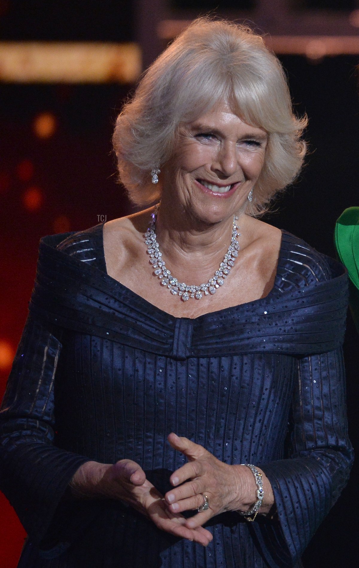 Camilla, Duchessa di Cornovaglia partecipa ai The Olivier Awards con Mastercard al Royal Albert Hall il 07 aprile 2019 a Londra, Inghilterra