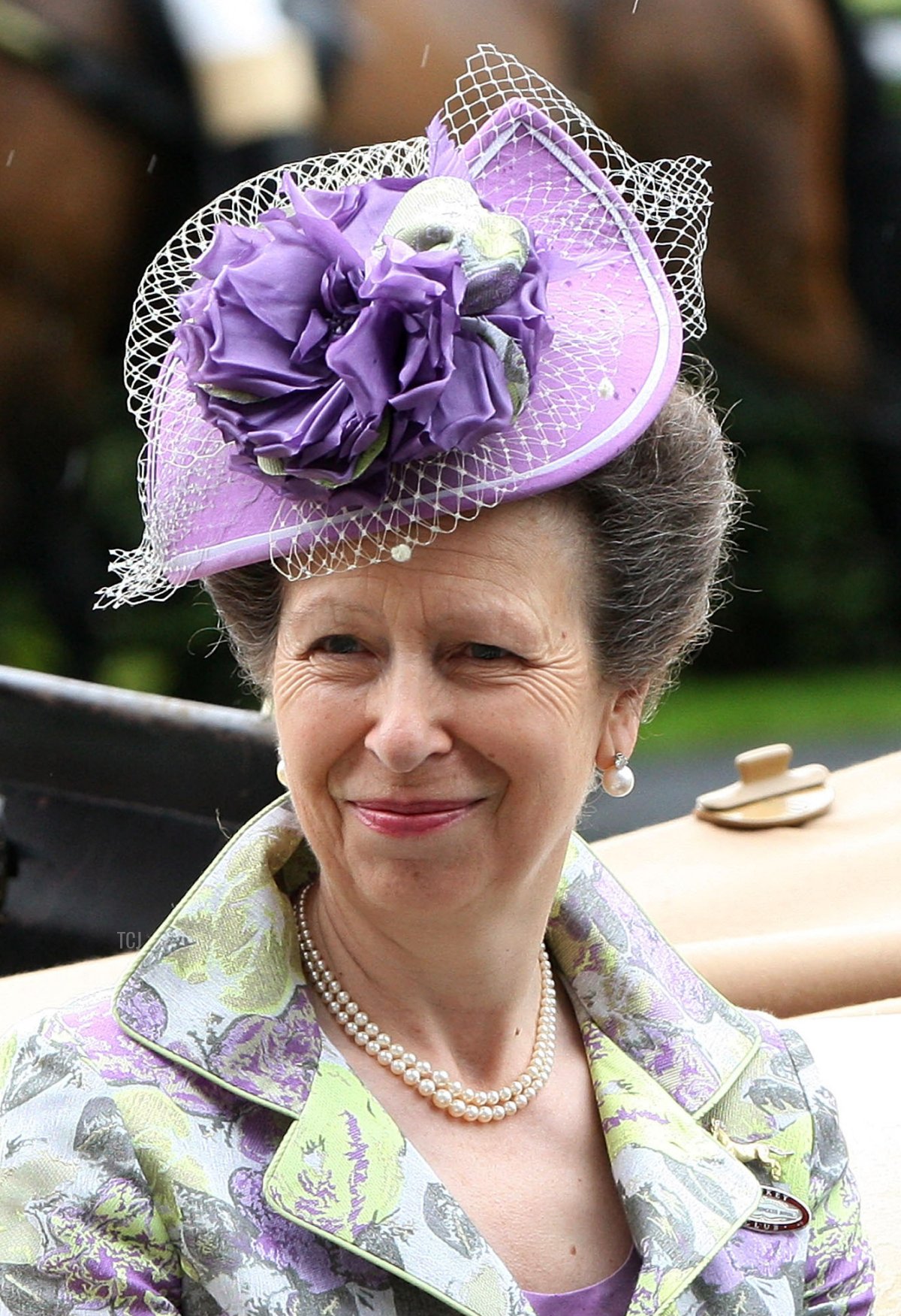 La Principessa Anna, Principessa Reale, partecipa al Ladies Day durante il Royal Ascot all'Ascot Racecourse il 21 giugno 2012 ad Ascot, Inghilterra