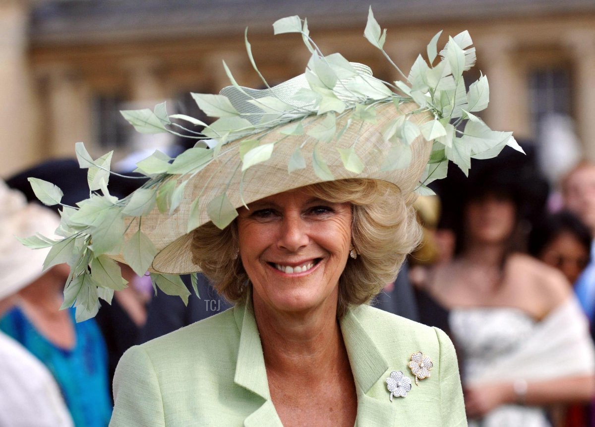 The Duchess of Cornwall attends her first garden party since her marriage to the Prince of Wales, at Buckingham Palace, London July 19, 2005