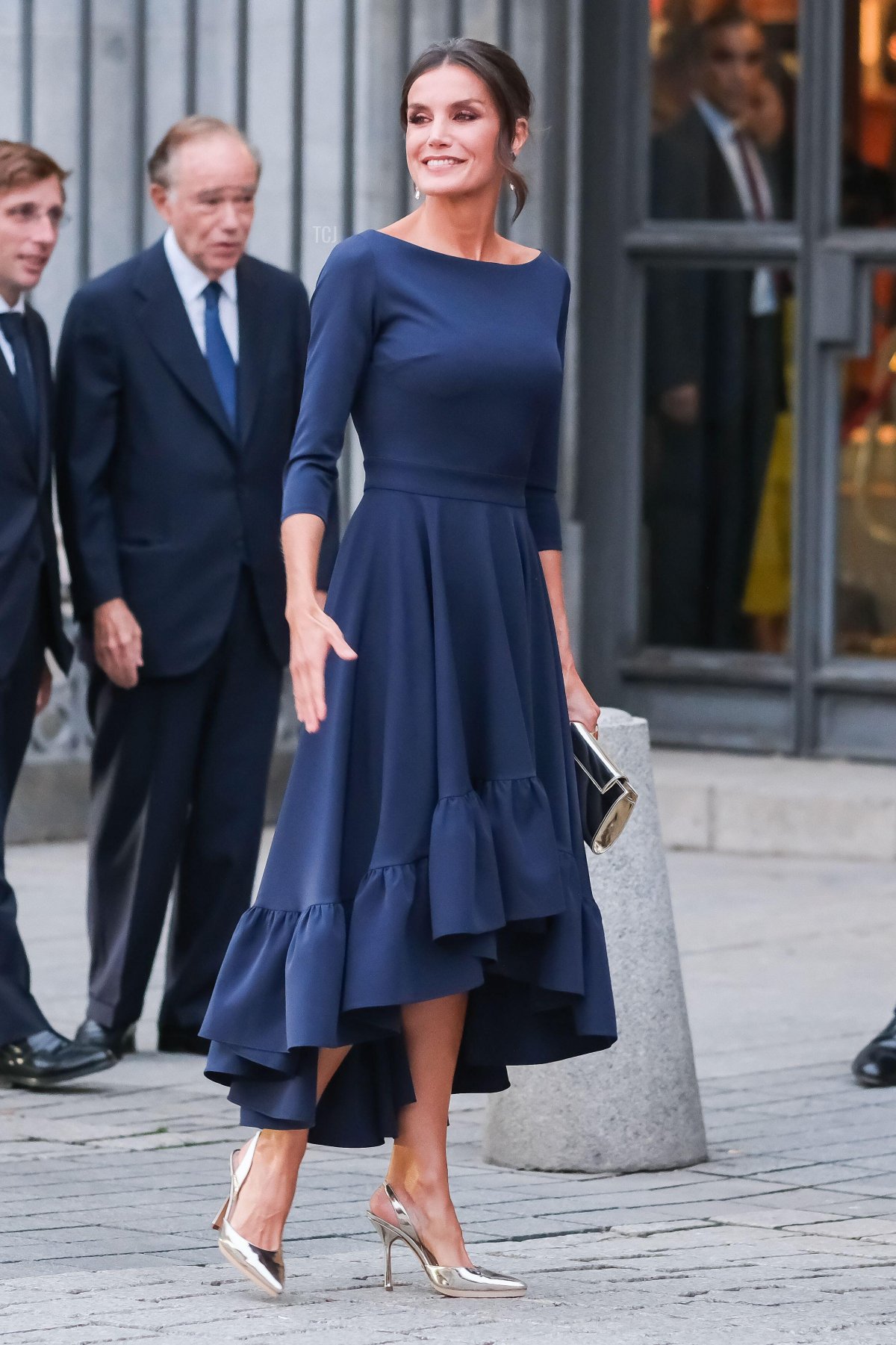 La regina Letizia di Spagna partecipa all'inaugurazione della Stagione del Teatro Reale al Teatro Real di Madrid