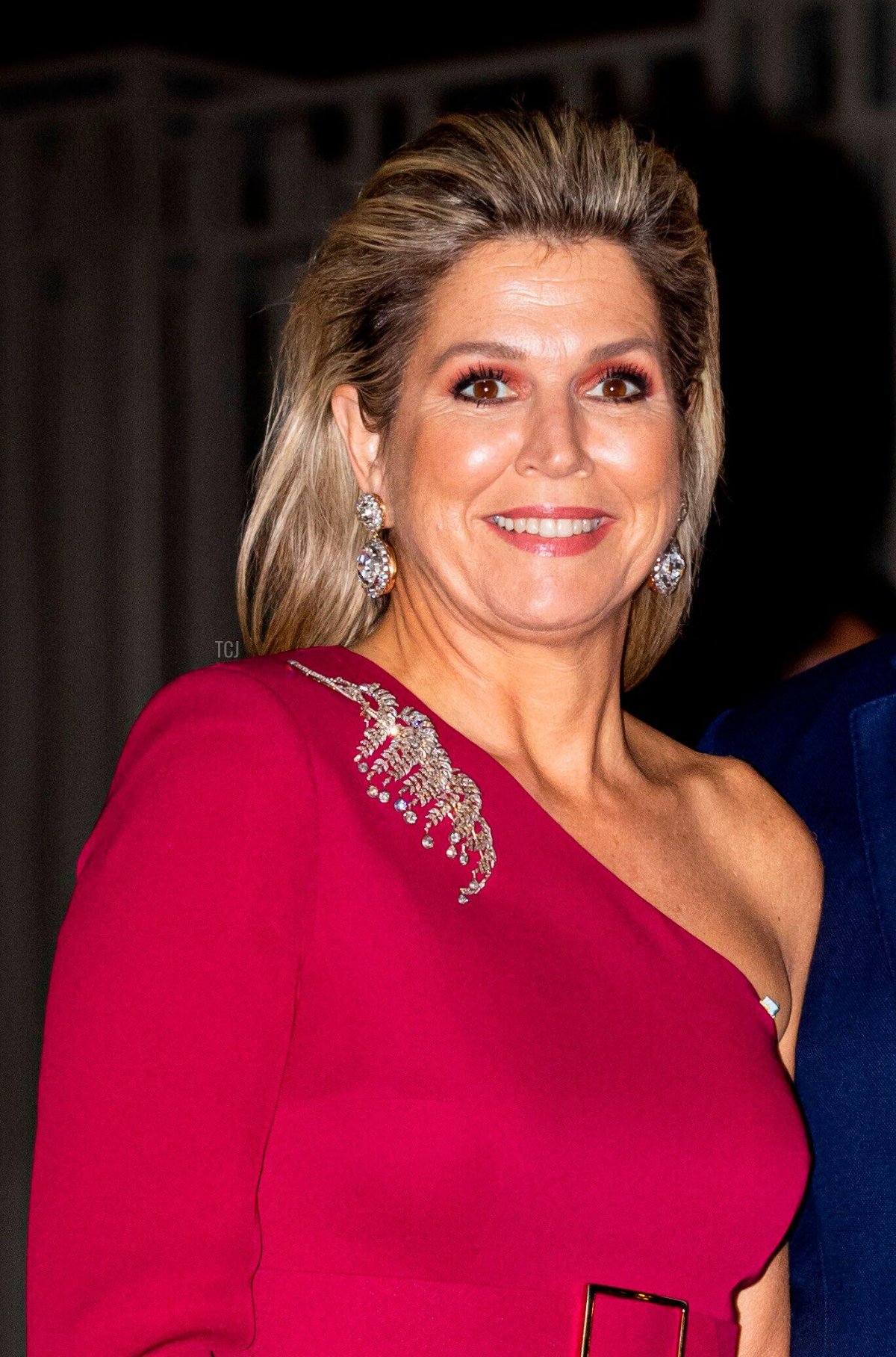 La regina Maxima dei Paesi Bassi al Megaron Mousikis in Athene, il 1 novembre 2022, per la presentazione del contra, una performance del Nederlands Danstheater durante il secondo giorno di una visita di Stato di tre giorni dai Paesi Bassi in Grecia