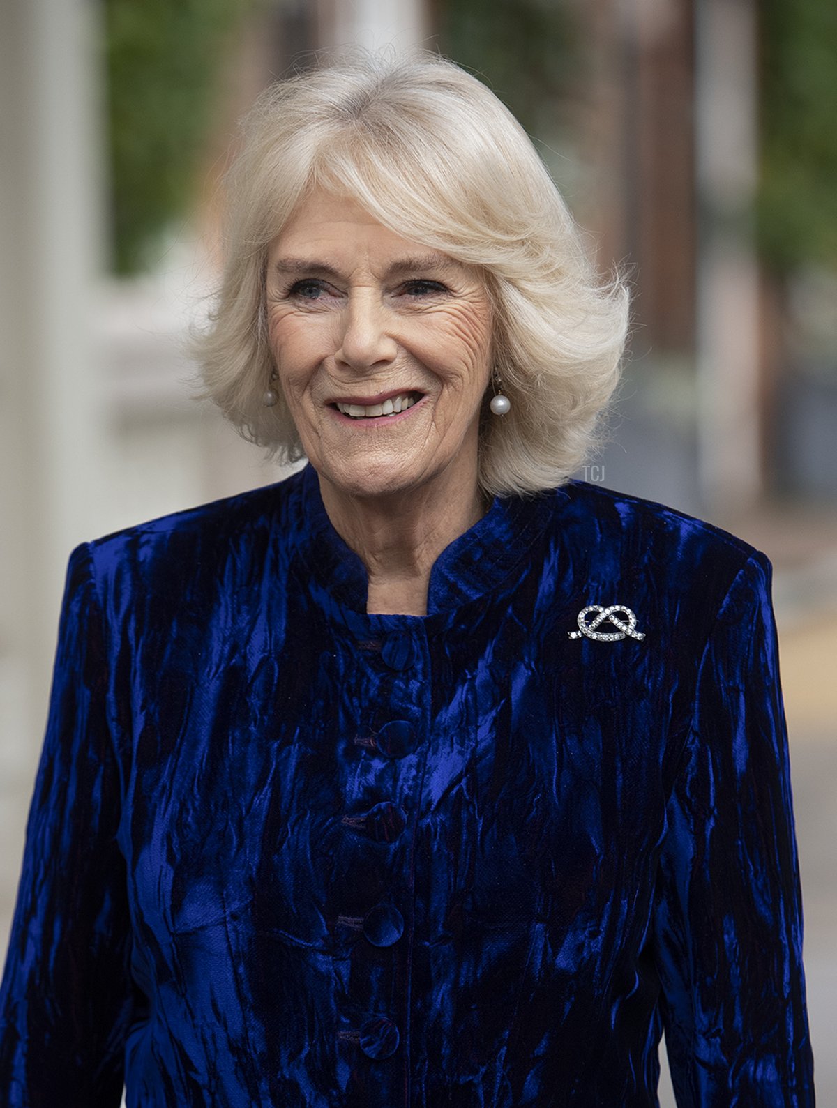 Camilla, Duchessa di Cornovaglia decora virtualmente l'albero di Natale di Clarence House con i bambini dell'Hospice Helen & Douglas House, il 16 dicembre 2020 a Londra, Inghilterra