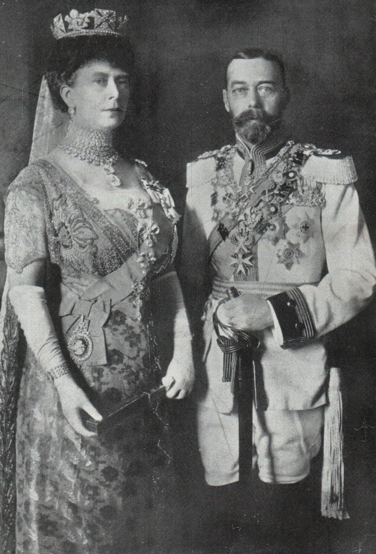 Regina Mary e Re Giorgio V, 1913