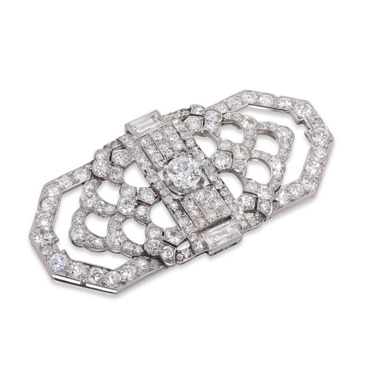 Spilla in diamante Art Deco