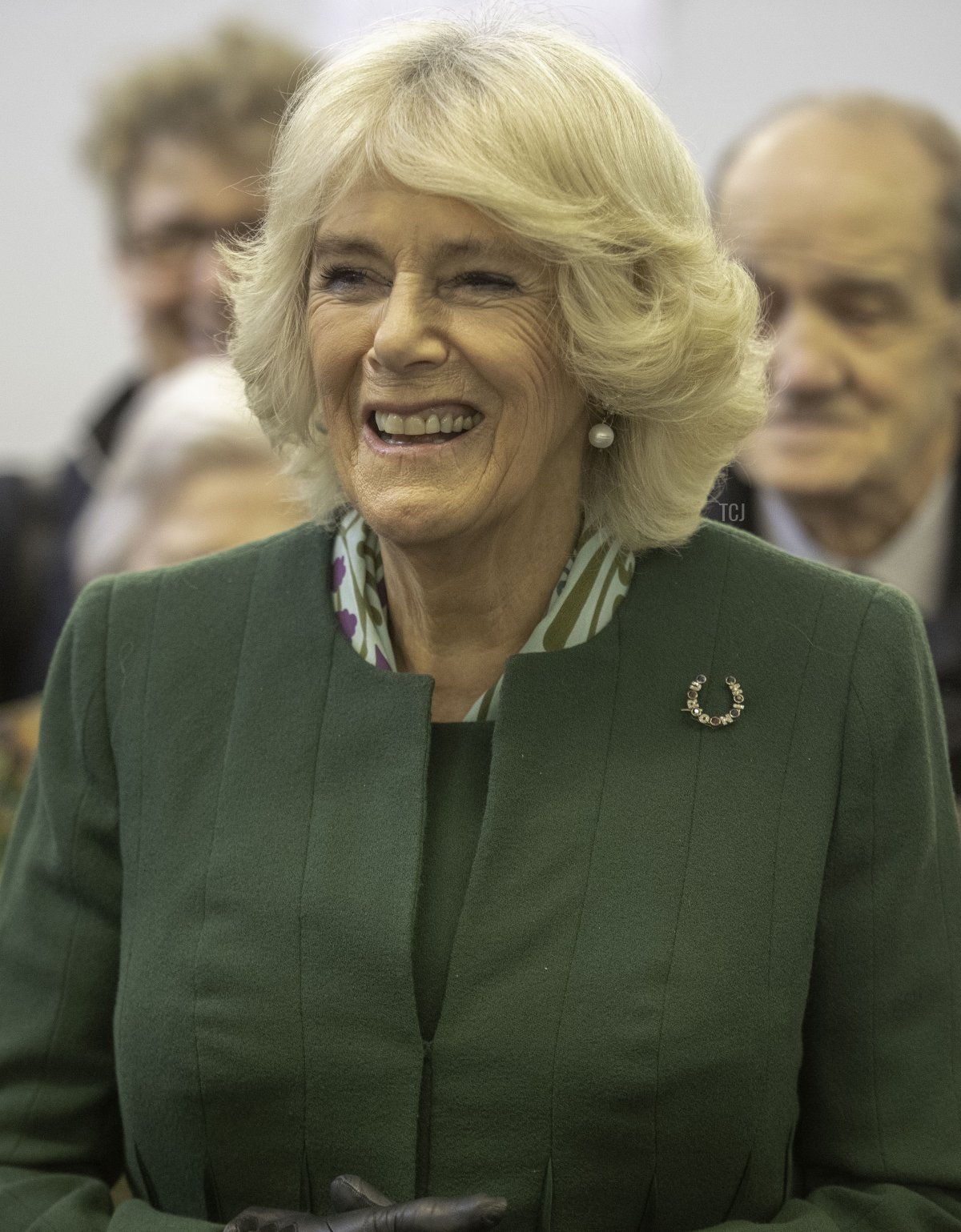 Camilla, duchessa di Cornovaglia, visita l'Associazione Residenti di Malmesbury il 23 gennaio 2019 a Londra, Inghilterra