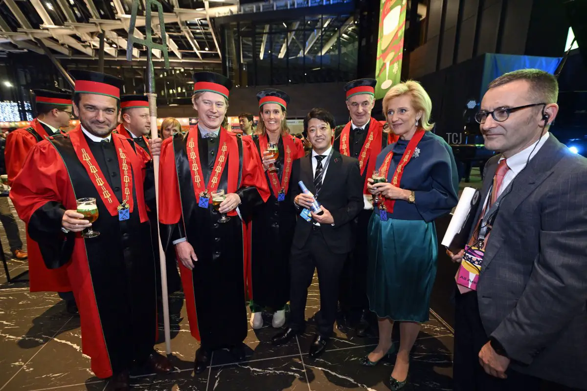 La Principessa Astrid del Belgio durante l'apertura del Belgian Beer Weekend 2022, a Tokyo, durante la Missione Economica Belga in Giappone, martedì 06 dicembre 2022