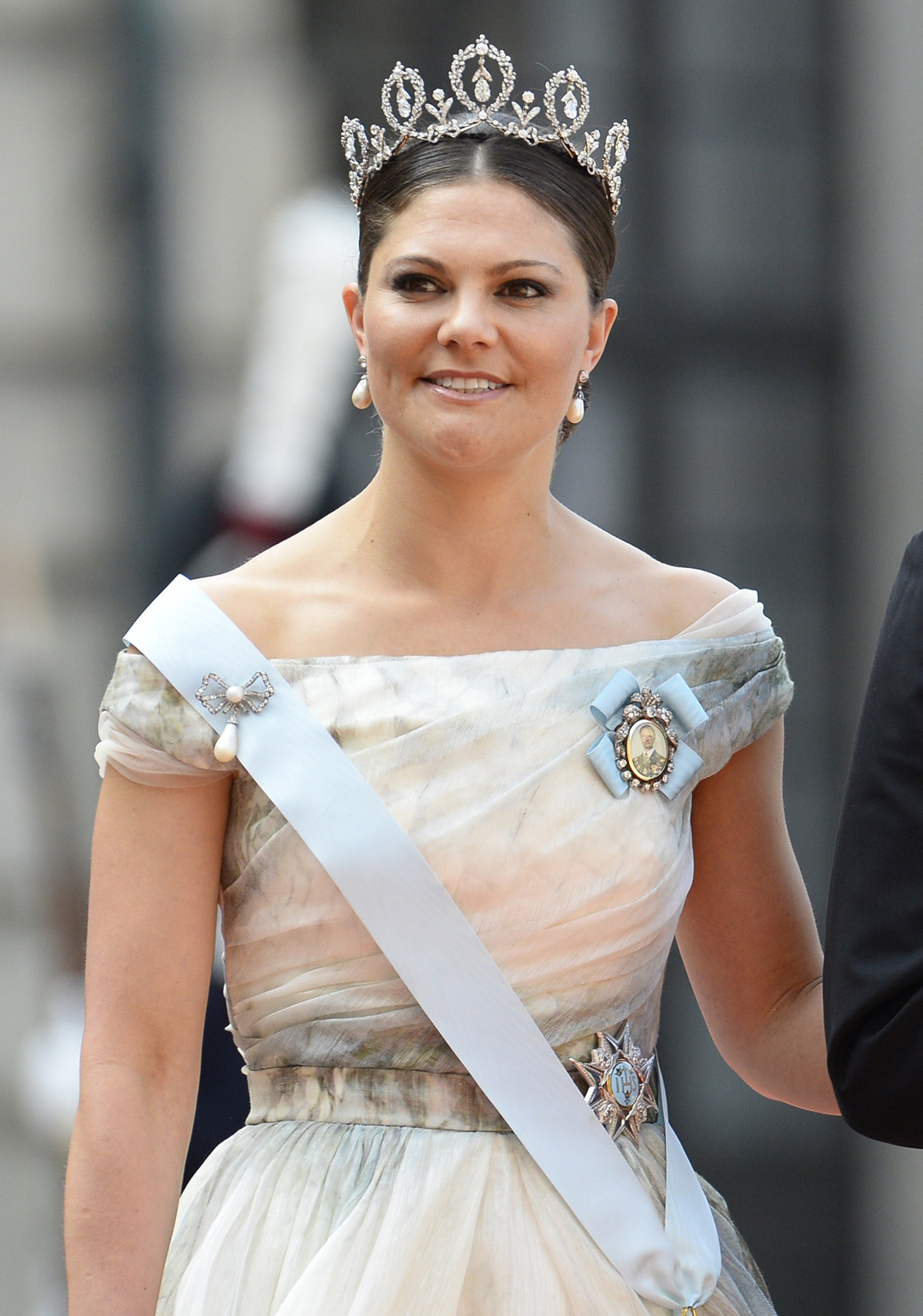 La Principessa Vittoria di Svezia partecipa al matrimonio reale del Principe Carl Philip e della Principessa Sofia a Stoccolma il 13 Giugno 2015 (JONATHAN NACKSTRAND/AFP/Getty Images)