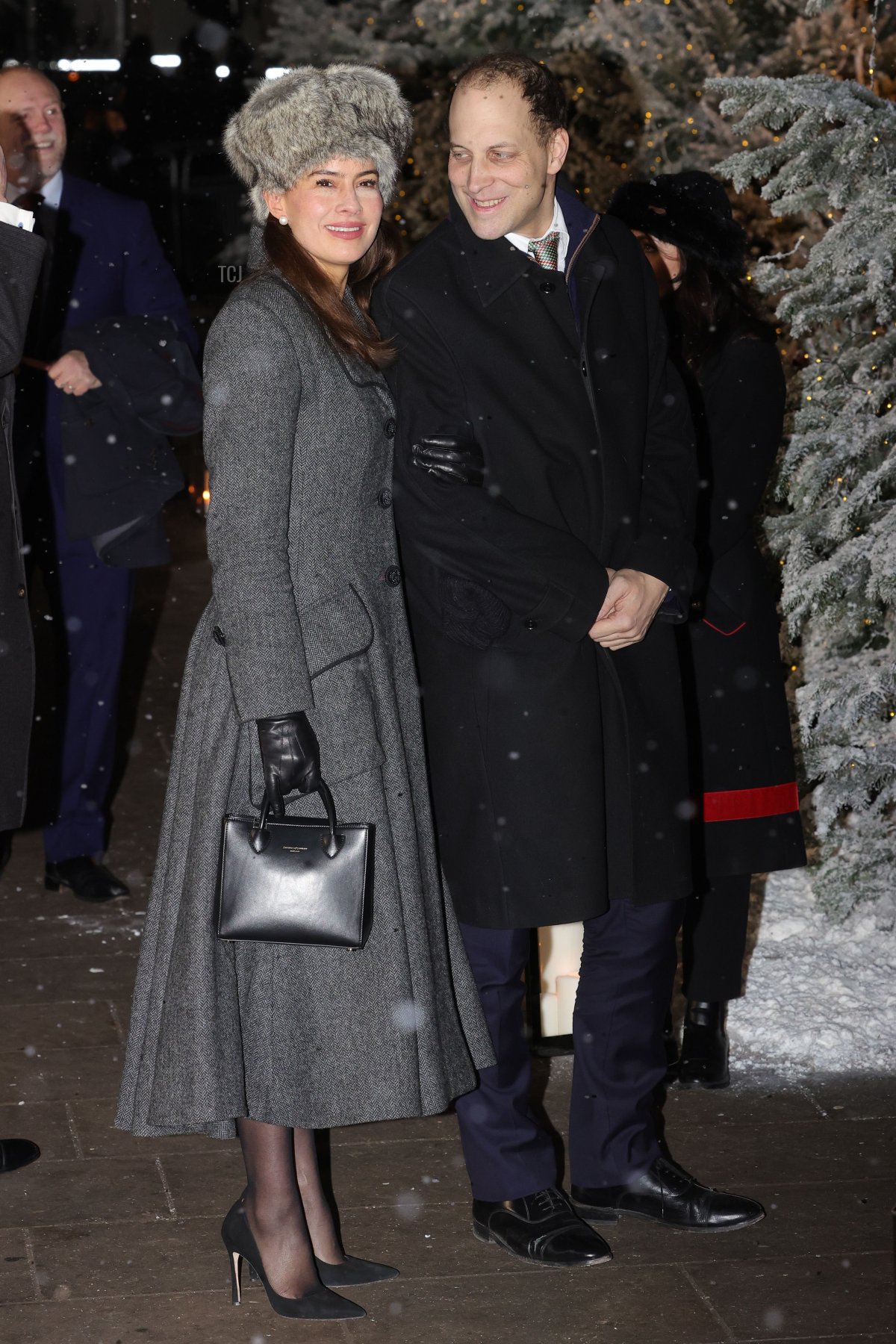 Sophie Winkleman, Lady Frederick Windsor and Lord Frederick Windsor attend the 'Together at Christmas' Carol Service at Westminster Abbey on December 15, 2022 in London, England