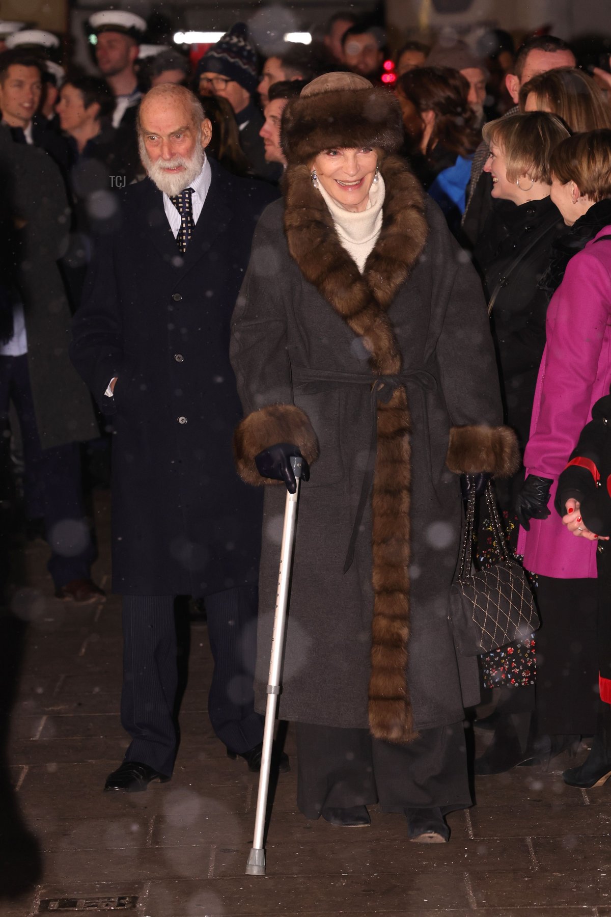 Prince Michael of Kent and Princess Michael of Kent attend the 'Together at Christmas' Carol Service at Westminster Abbey on December 15, 2022 in London, England