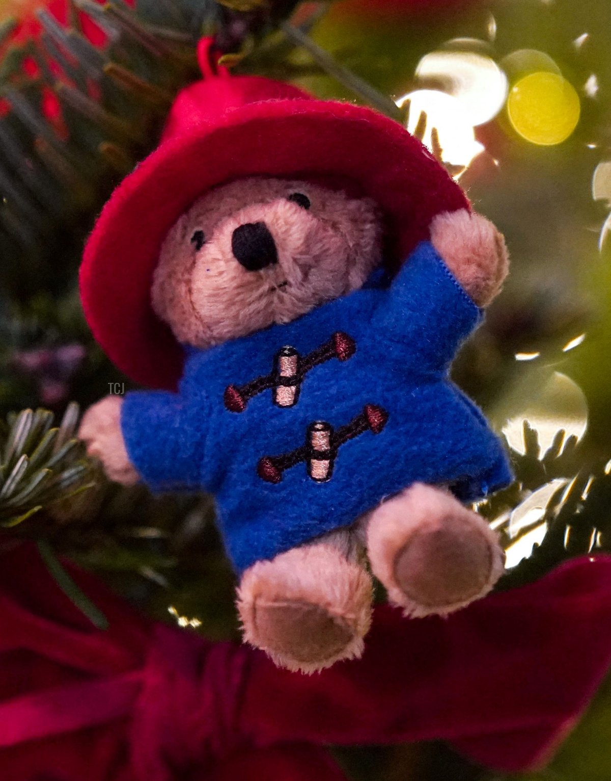 Paddington Bear ornaments are pictured on a Christmas Tree prior to the start of the 'Together At Christmas Carol Service' at Westminster Abbey, in London, on December 15, 2022