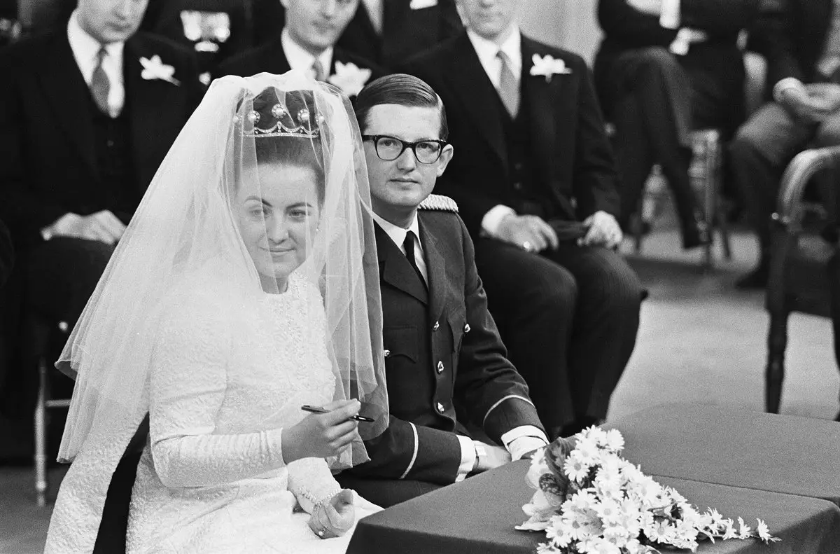 La Principessa Margriet dei Paesi Bassi sposa Pieter van Vollenhoven all'Aia, 10 gennaio 1967 (Eric Koch/Anefo/Nationaal Archief/Wikimedia Commons)