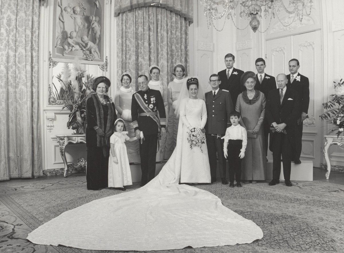 La Principessa Margriet dei Paesi Bassi sposa Pieter van Vollenhoven all'Aia, 10 gennaio 1967 (Anefo/Nationaal Archief/Wikimedia Commons)