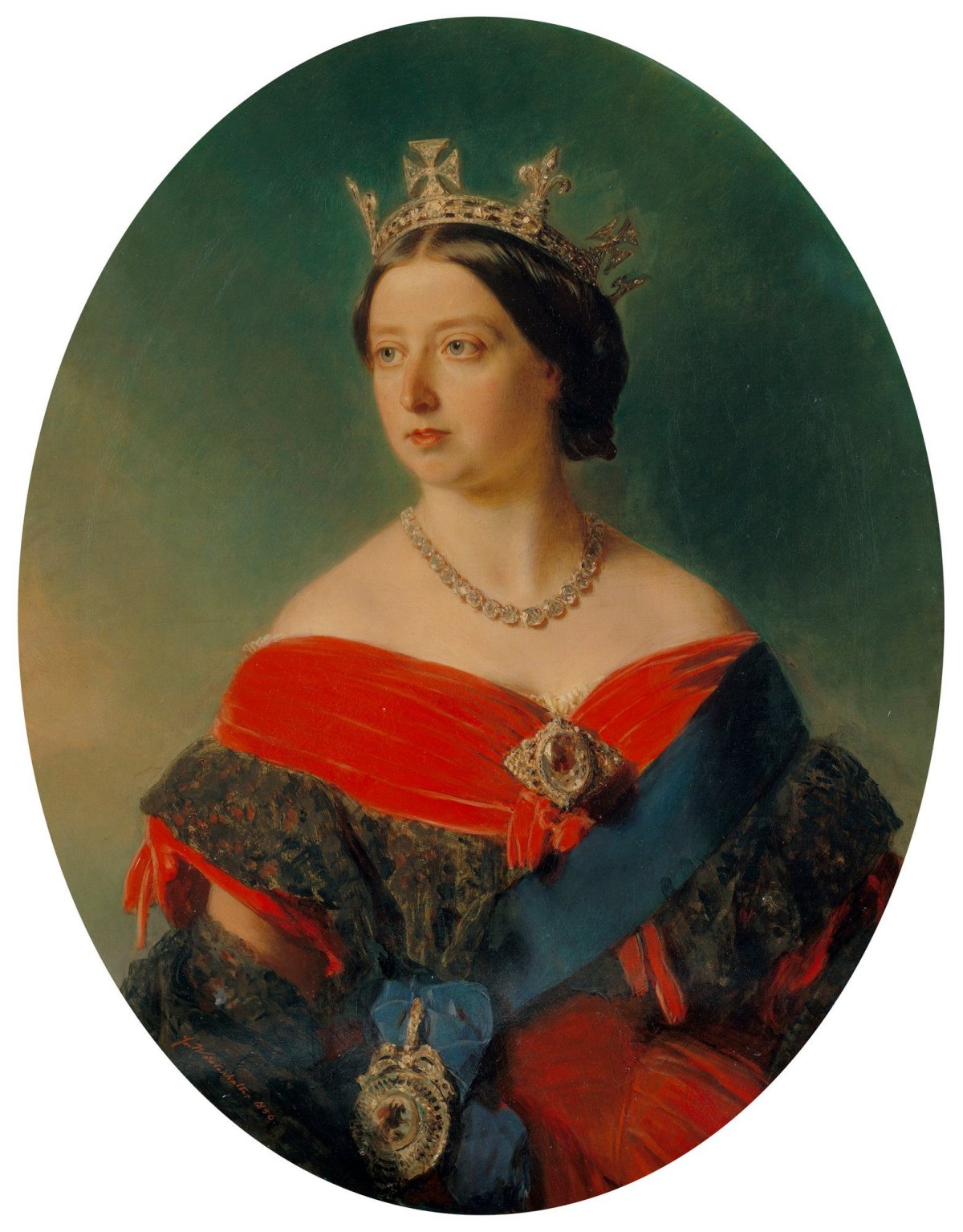 Ritratti di Regina Vittoria di Winterhalter, 1856 (Royal Collection)