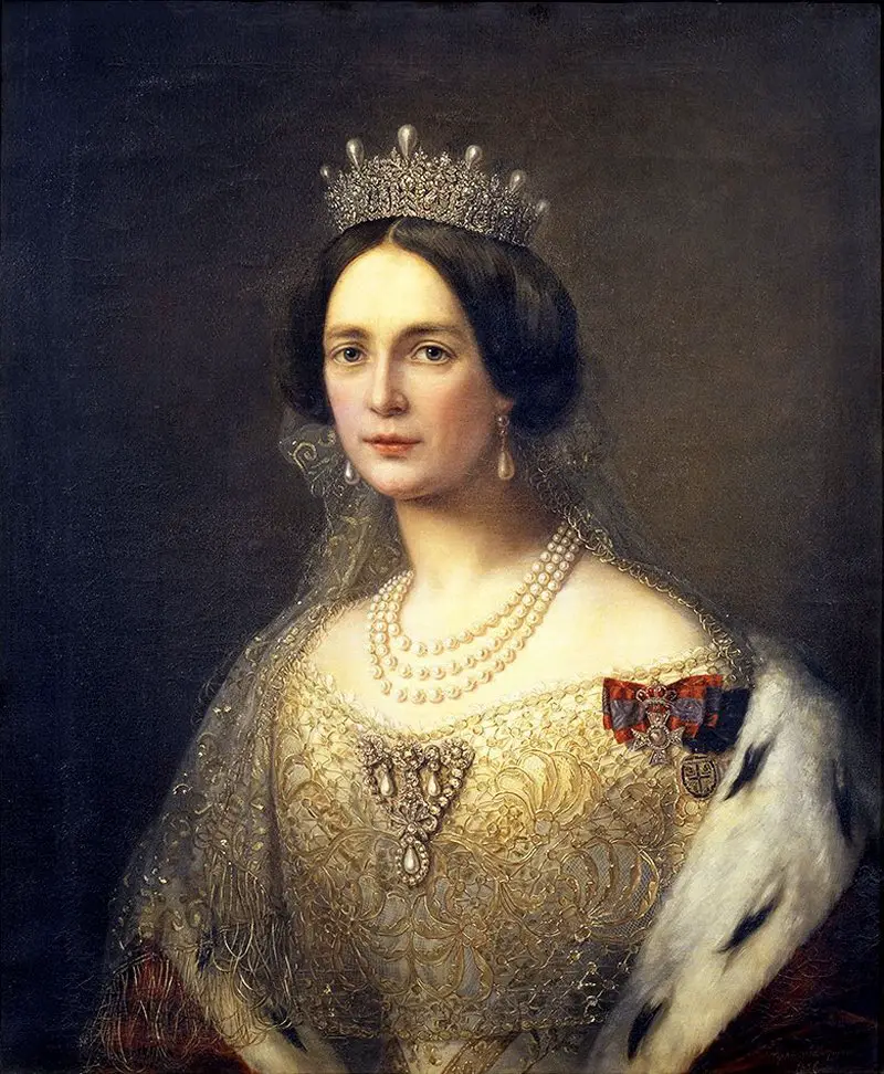 Ritratto di Sofia Adlersparre della Regina Josefina di Svezia e Norvegia (Wikimedia Commons)