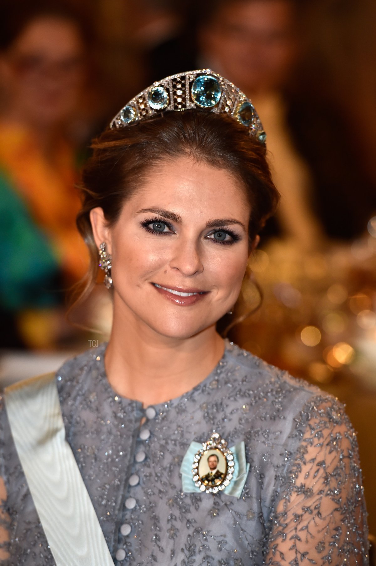 La Principessa Madeleine di Svezia partecipa al Banquet per il Nobel nel 2015 presso il Municipio il 10 dicembre 2015 a Stoccolma, Svezia (Pascal Le Segretain/Getty Images)