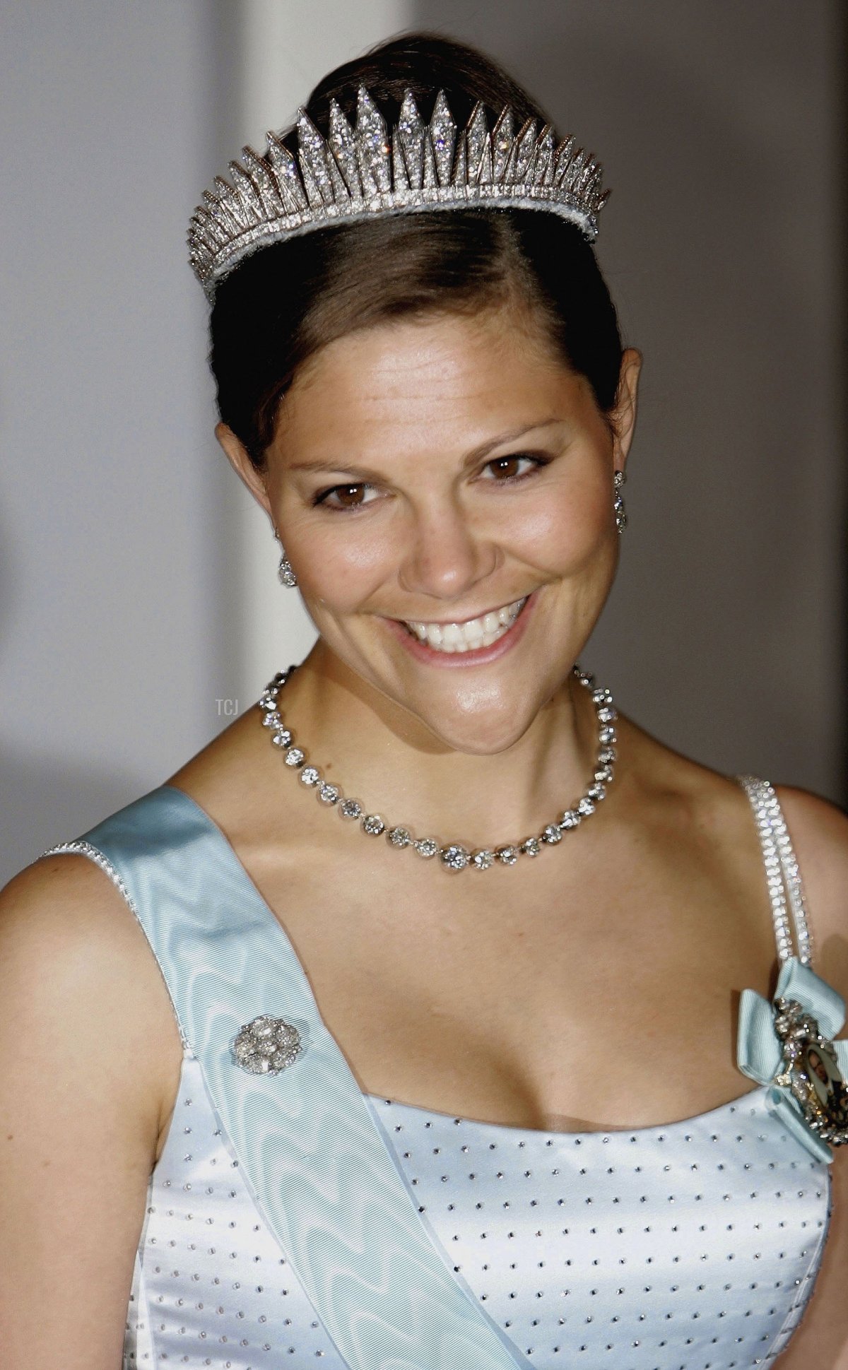 La Principessa Erika di Svezia arriva a una cena di gala al Palazzo Reale per celebrare il sessantesimo compleanno del Re Carl Gustaf XVI di Svezia il 30 aprile 2006 a Stoccolma, Svezia (Chris Jackson/Getty Images)