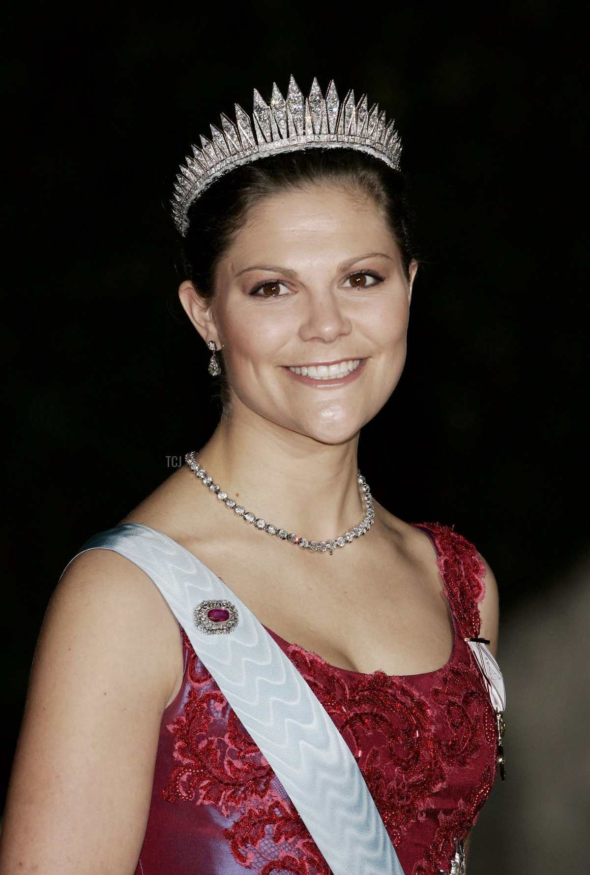 La Principessa Erika di Svezia arriva all'Opera Garnier per un gala durante i festeggiamenti di incoronazione del Principe Alberto II di Monaco il 19 novembre 2005 a Monte Carlo, Monaco (Pascal Le Segretain/Getty Images)