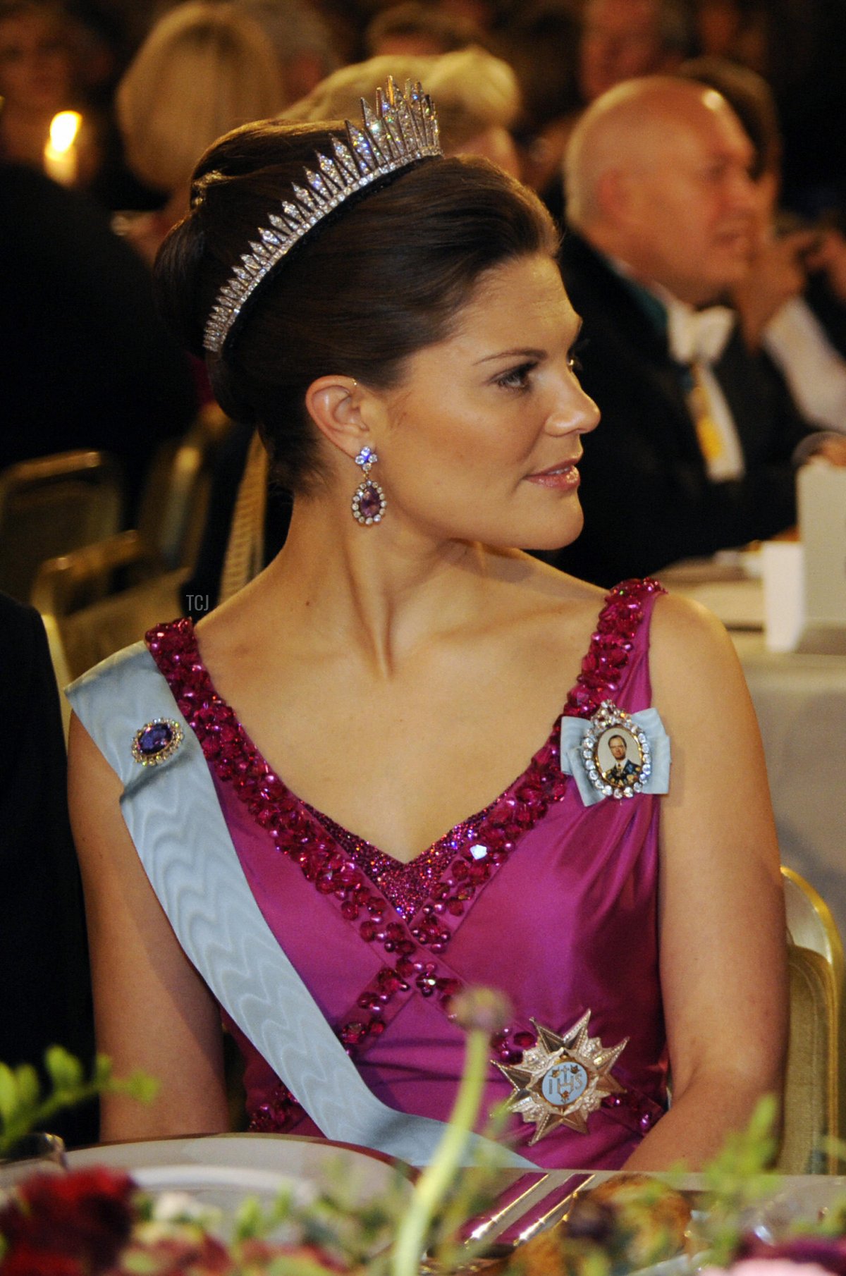 La Principessa Erika di Svezia partecipa al banchetto Nobel a Stoccolma il 10 dicembre 2008 (OLIVIER MORIN/AFP via Getty Images)