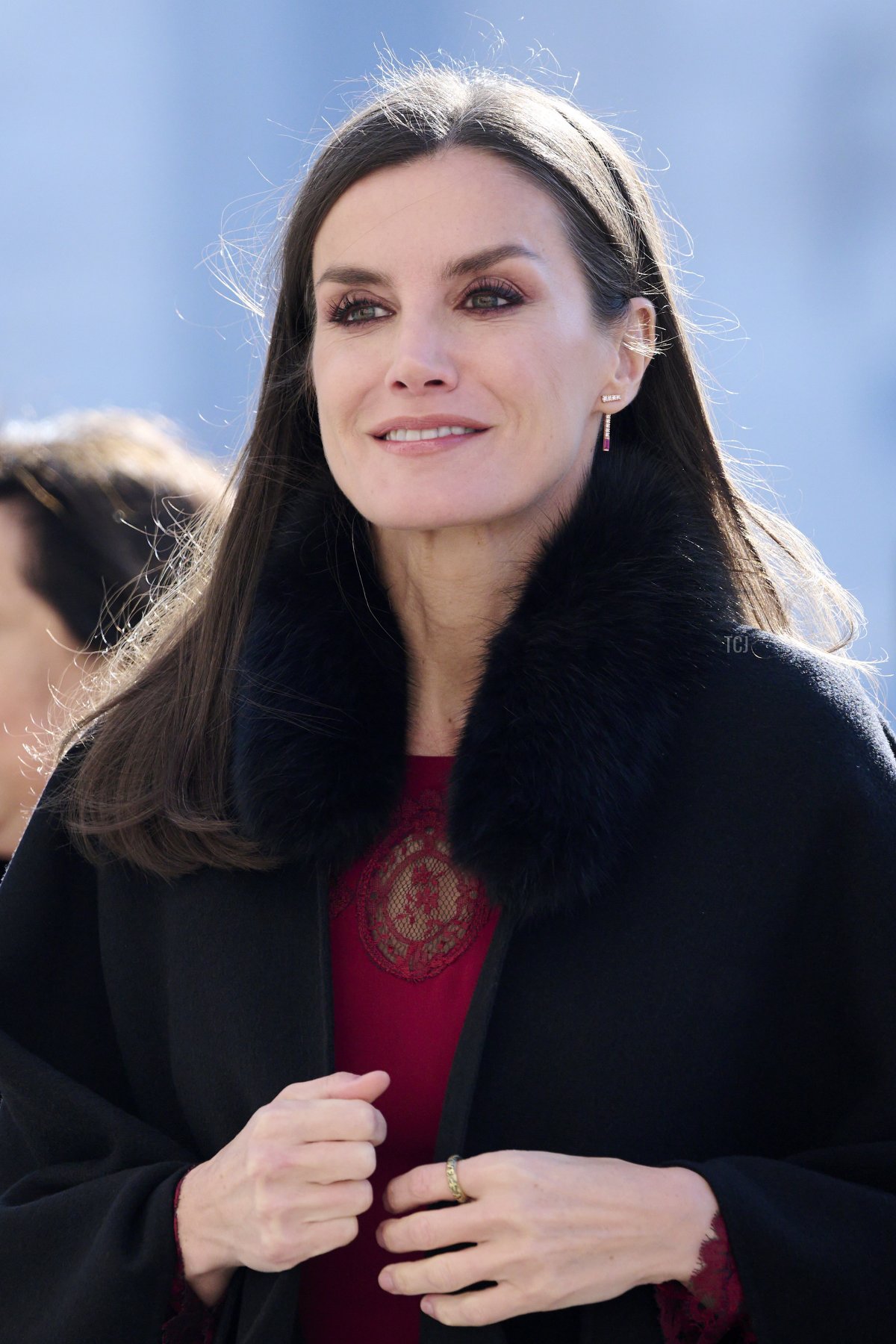 La regina Letizia di Spagna partecipa alla celebrazione della parata militare di Capodanno al Palazzo Reale il 6 gennaio 2023 a Madrid, Spagna (Carlos Alvarez/Getty Images)