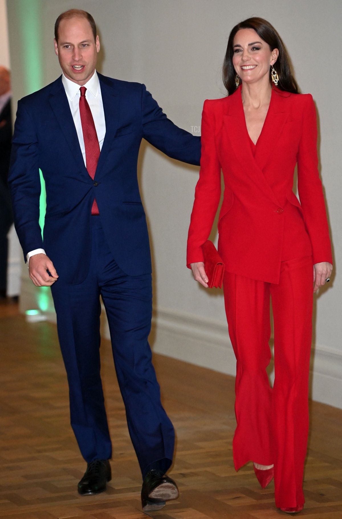 Il principe William, principe di Galles (a sinistra) e Catherine, principessa di Galles partecipano a un evento di lancio pre-campagna, ospitato dal Royal Foundation Centre for Early Childhood, presso la BAFTA nel centro di Londra il 30 gennaio 2023 (EDDIE MULHOLLAND/POOL/AFP via Getty Images)