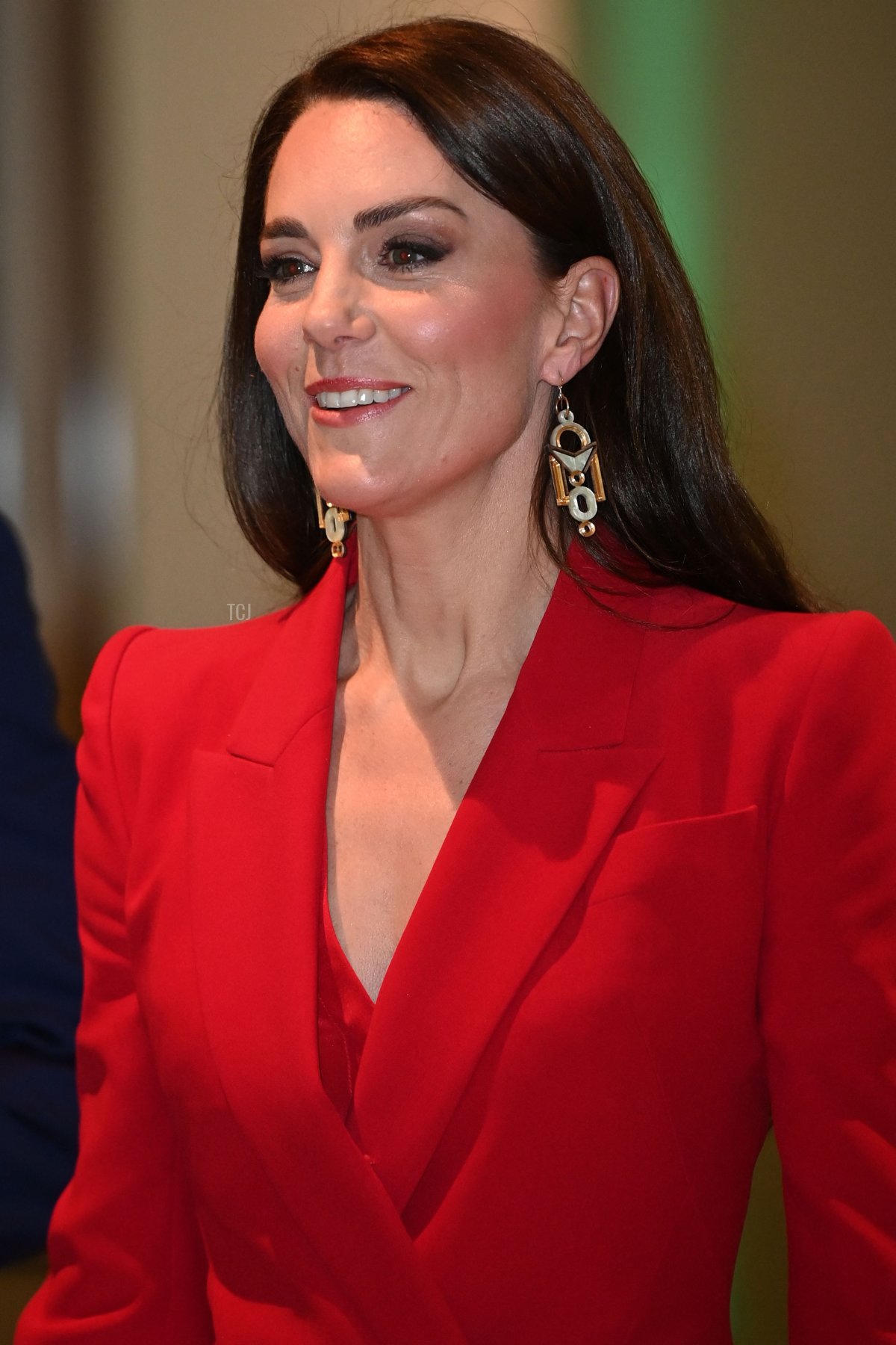 Catherine, principessa di Galles partecipa a un evento di lancio pre-campagna, ospitato dal Royal Foundation Centre for Early Childhood, presso la BAFTA nel centro di Londra il 30 gennaio 2023 (EDDIE MULHOLLAND/POOL/AFP via Getty Images)