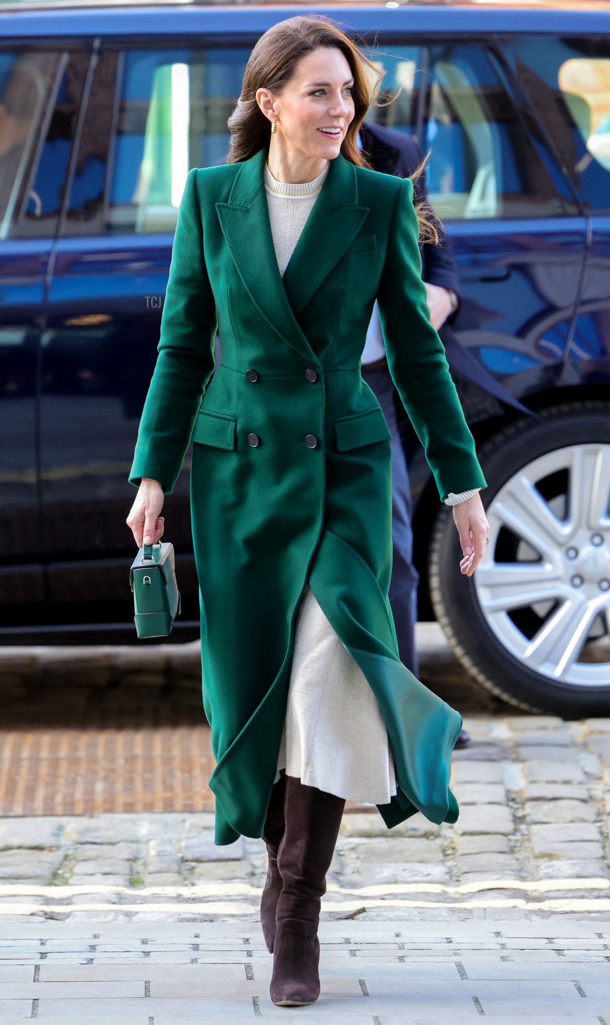 Catherine, principessa di Galles arriva per visitare l'Università di Leeds nel nord dell'Inghilterra il 31 gennaio 2023 (CHRIS JACKSON/POOL/AFP via Getty Images)