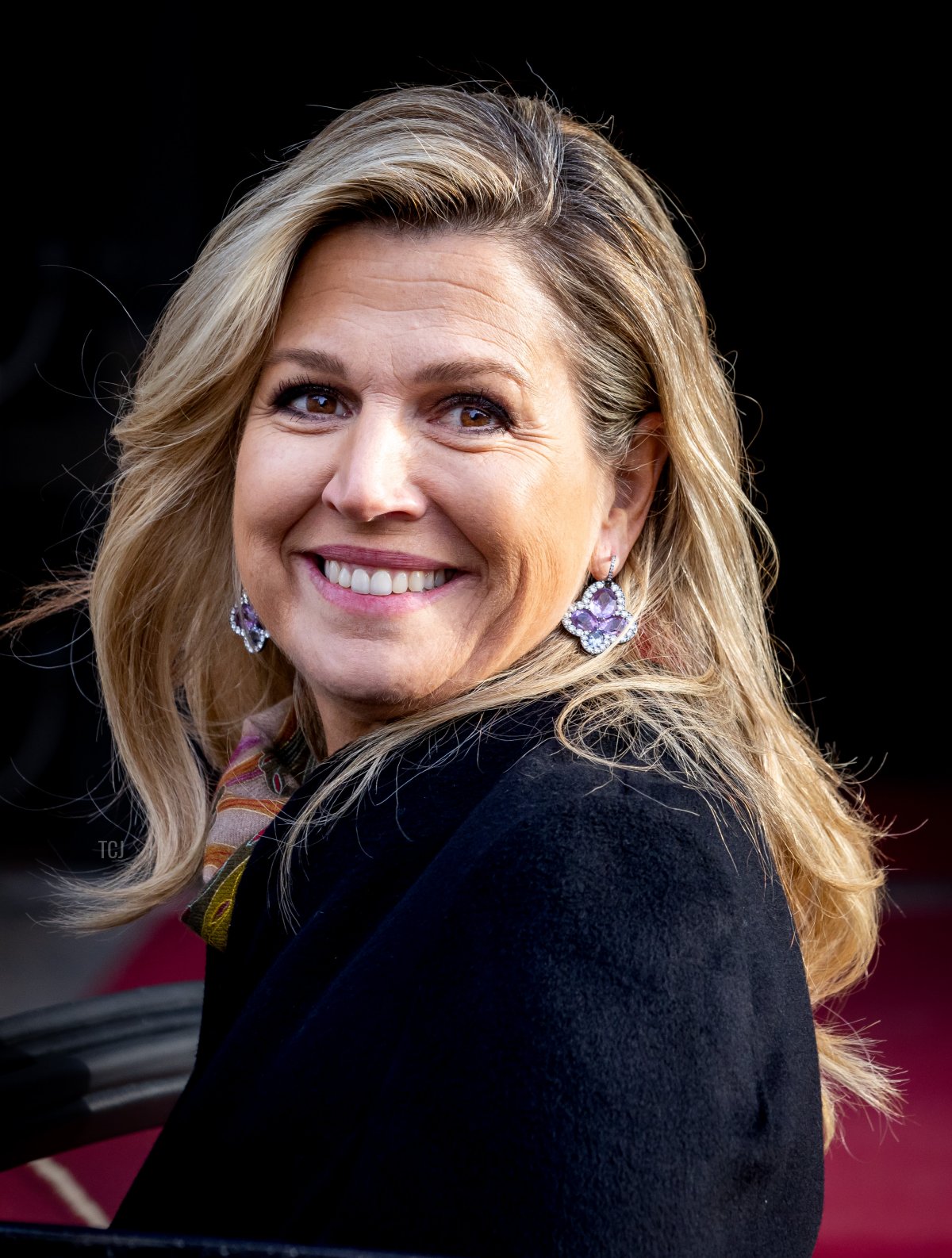 La regina Maxima dei Paesi Bassi partecipa alla ricezione di Capodanno per il Corpo Diplomatico il 18 gennaio 2023 ad Amsterdam, Paesi Bassi (Patrick van Katwijk/Getty Images)