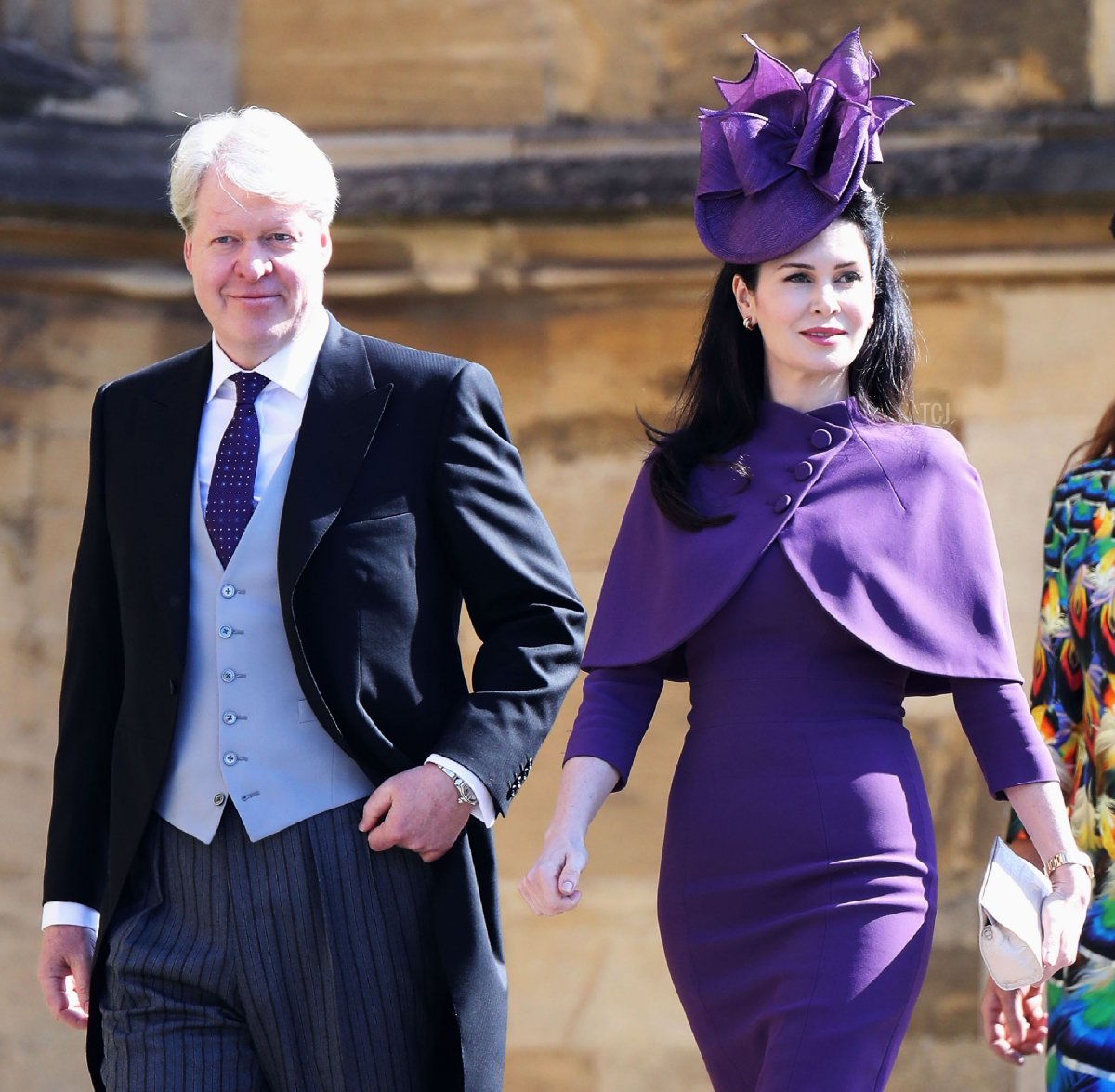 Il Conte e la Contessa Spencer partecipano al matrimonio del Duca e della Duchessa di Sussex presso la Cappella di San Giorgio, Windsor, il 19 maggio 2018 (CHRIS JACKSON/AFP via Getty Images)