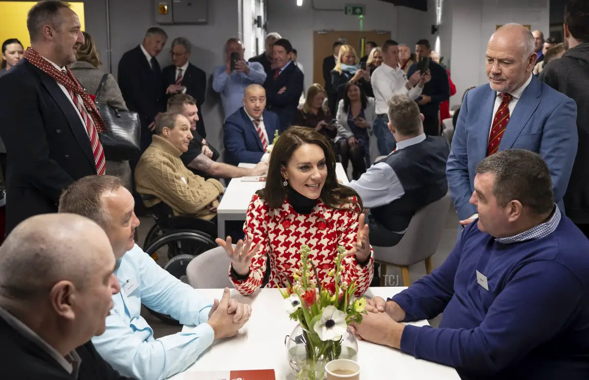 La Principessa del Galles partecipa alla partita dei Sei Nazioni tra Galles e Inghilterra allo Stadio Principality il 25 febbraio 2023 a Cardiff, Galles (Matthew Horwood/Getty Images)