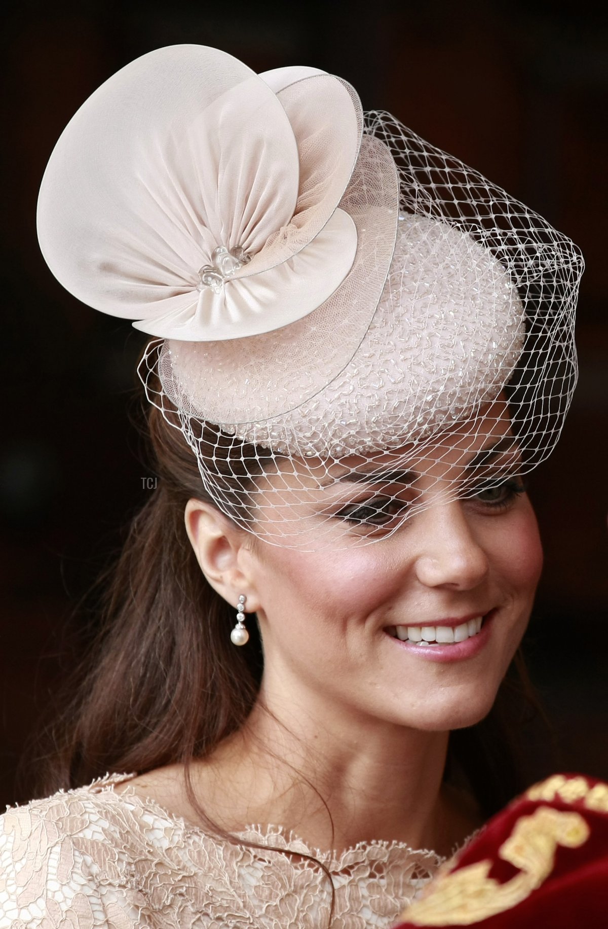 La Duchessa di Cambridge arriva alla Cattedrale di St Paul's per un servizio di ringraziamento per il Giubileo della Regina il 5 giugno 2012 a Londra, Inghilterra (Tim Hales - WPA Pool/Getty Images)