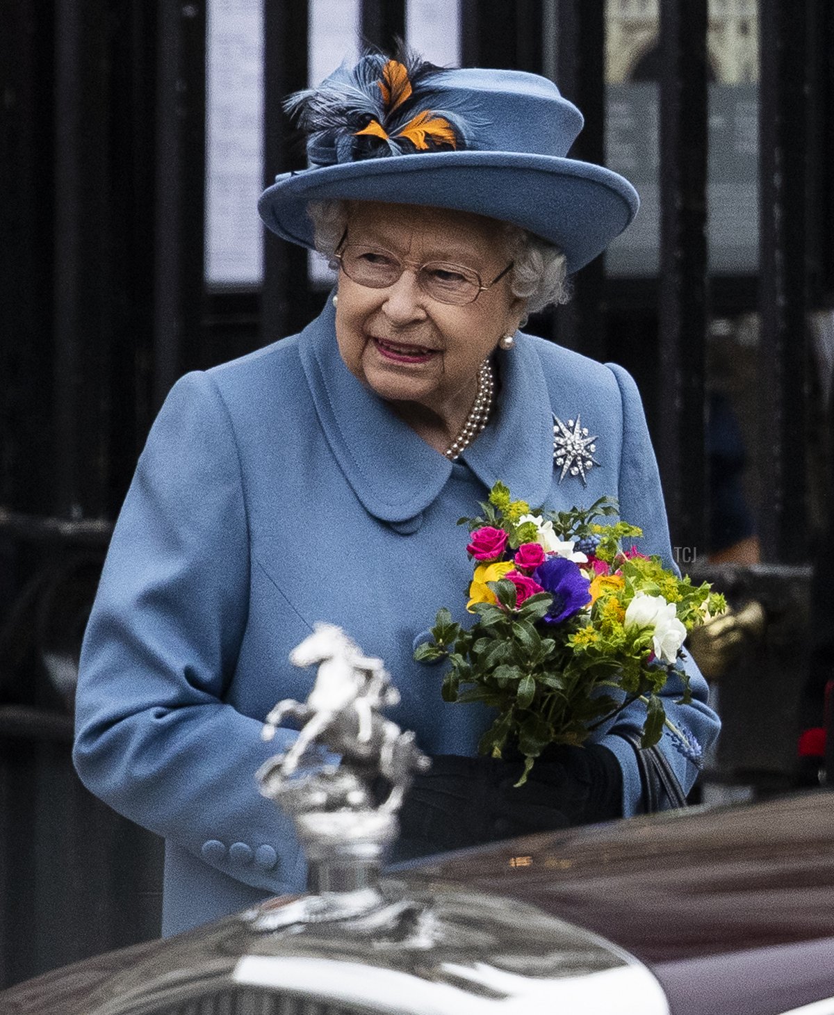 Regina Elisabetta II esce dal Servizio del Commonwealth del 2020 presso l'Abbazia di Westminster il 9 marzo 2020 a Londra, Inghilterra (Chris Jackson/Getty Images)