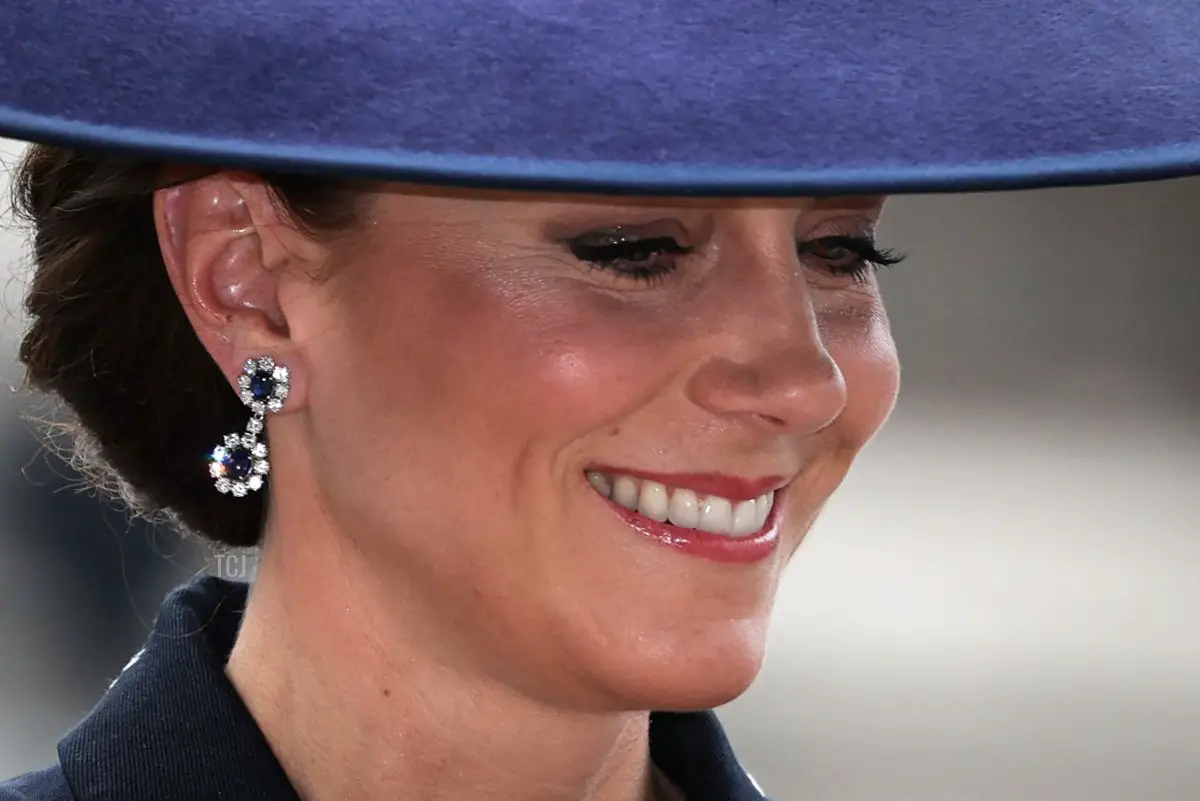 La Principessa di Galles arriva al servizio per il Giorno del Commonwealth all'Abbazia di Westminster a Londra il 13 marzo 2023 (ADRIAN DENNIS/AFP via Getty Images)