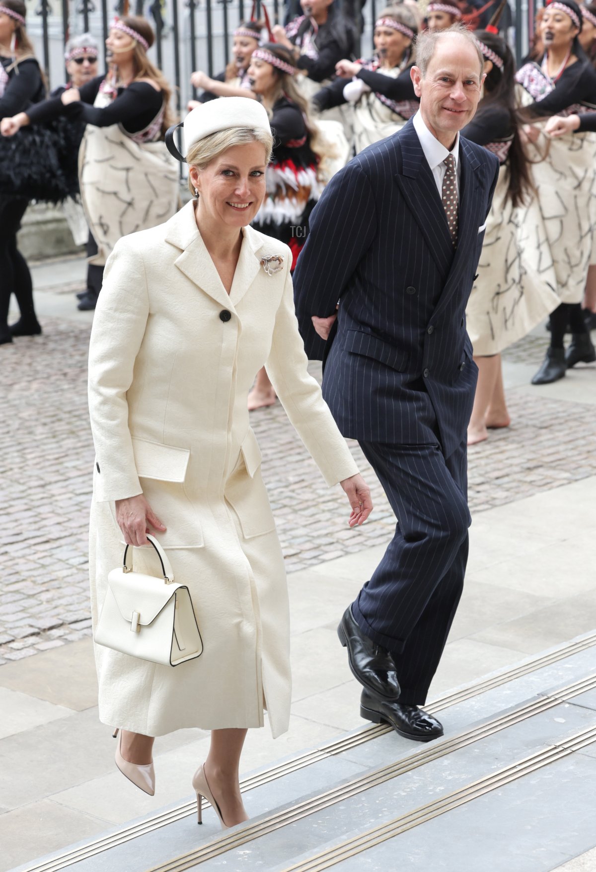 Il Duca e la Duchessa di Edimburgo arrivano al servizio per il Giorno del Commonwealth all'Abbazia di Westminster a Londra il 13 marzo 2023 (Chris Jackson/Getty Images)