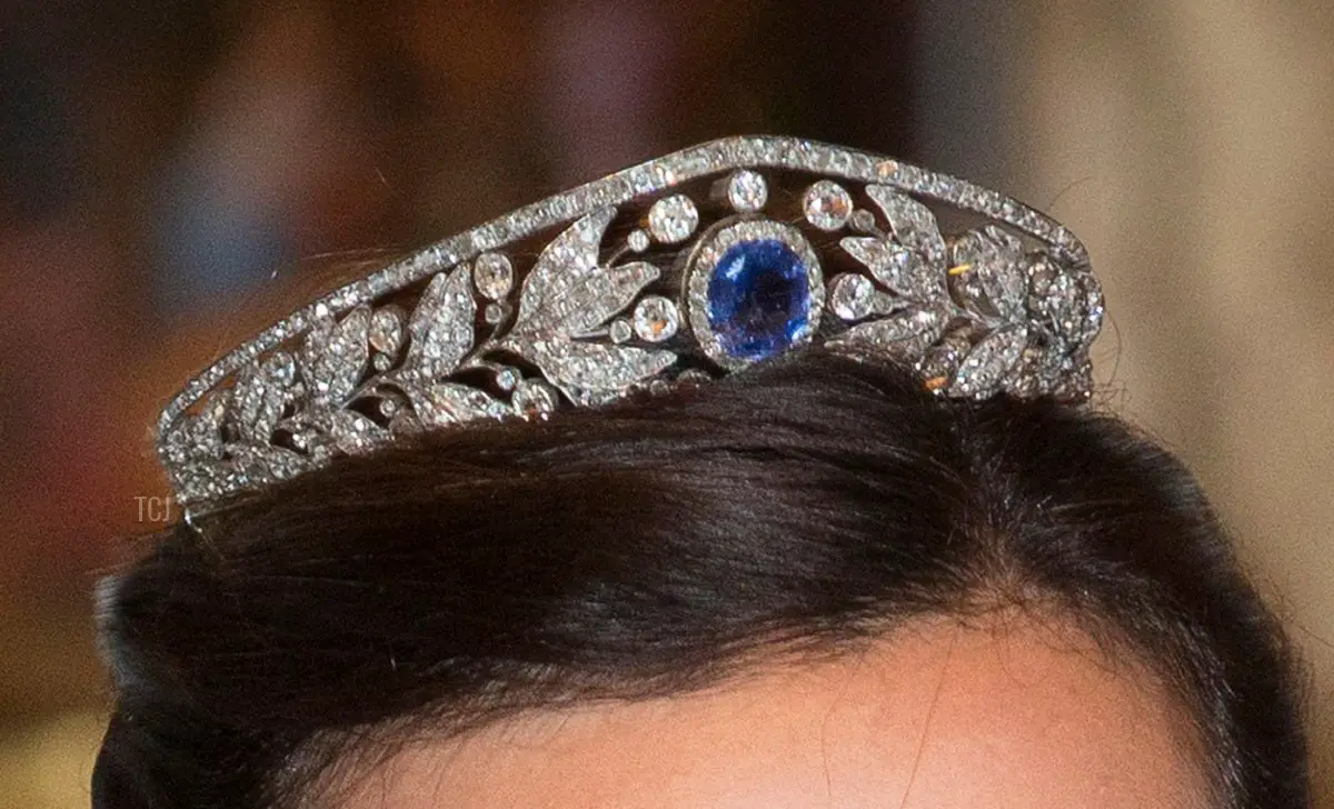 La Principessa Claire di Lussemburgo partecipa alla reception ufficiale durante le celebrazioni della Festa Nazionale al Palazzo Granducale di Lussemburgo, 23 Giugno 2016 (Patrick van Katwijk/DPA Picture Alliance/Alamy)