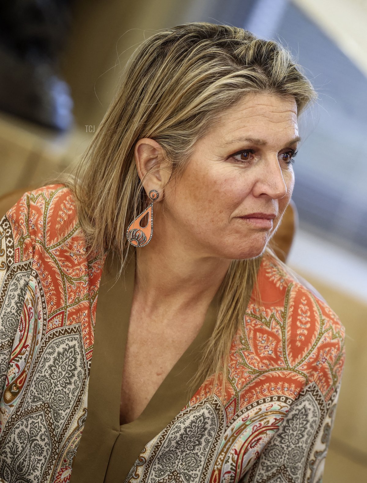 La regina Maxima dei Paesi Bassi visita il Marocco come rappresentante speciale del Segretario Generale dell'ONU per l'Inclusione Finanziaria e lo Sviluppo, 20 marzo 2023 (FADEL SENNA/AFP via Getty Images)