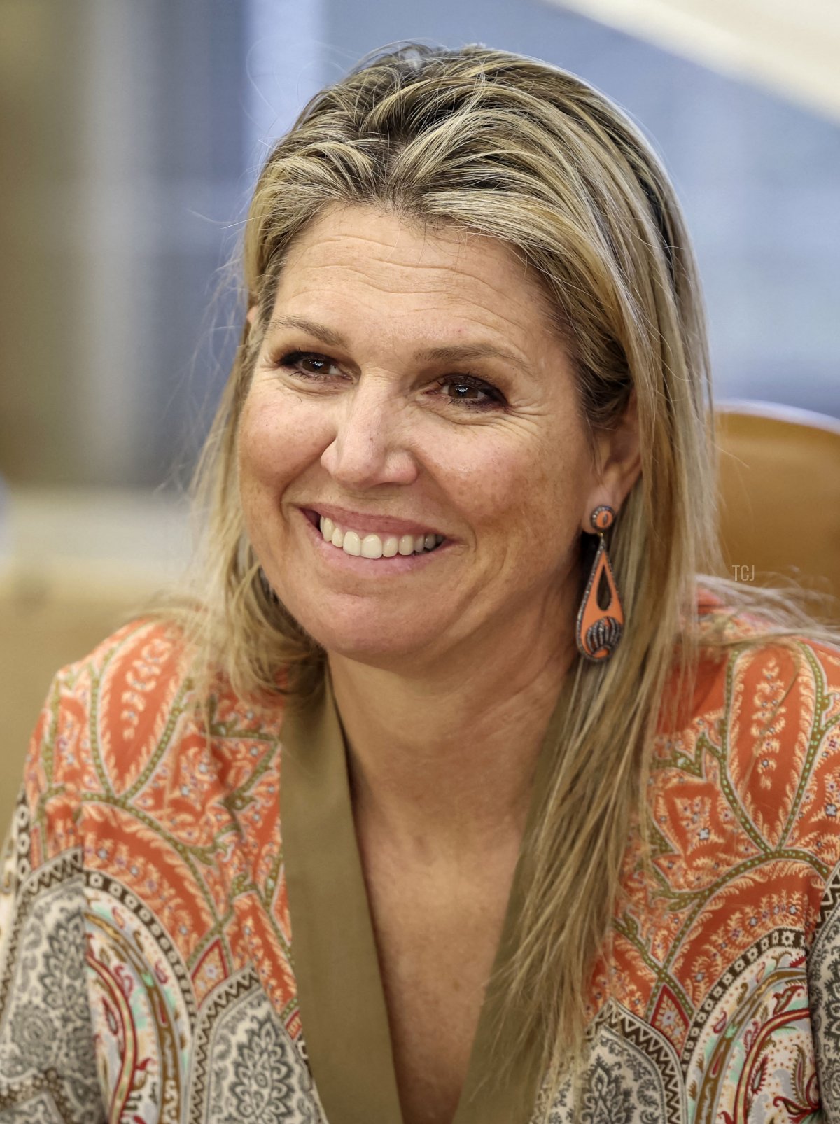 La regina Maxima dei Paesi Bassi visita il Marocco come rappresentante speciale del Segretario Generale dell'ONU per l'Inclusione Finanziaria e lo Sviluppo, 20 marzo 2023 (FADEL SENNA/AFP via Getty Images)