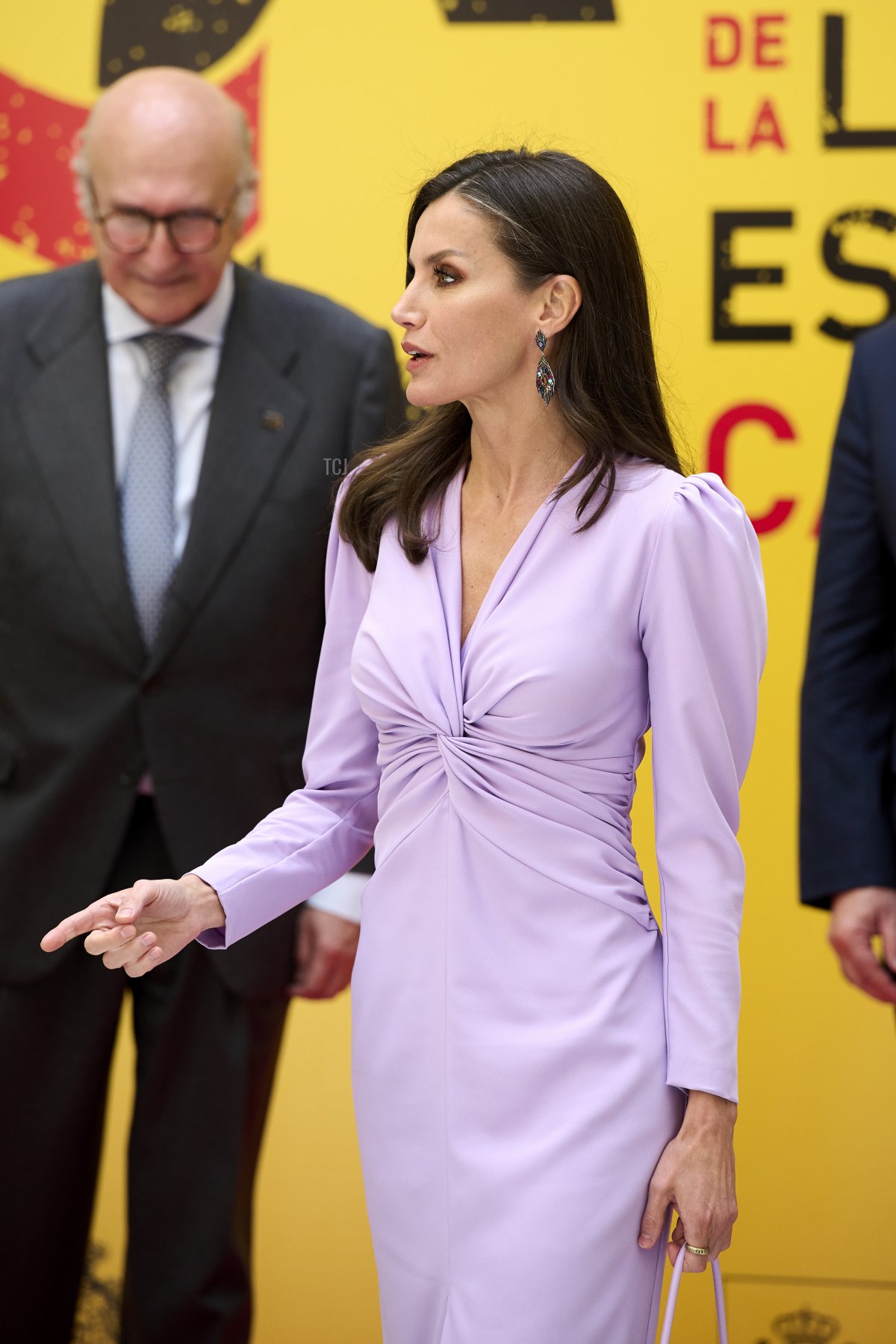 Regina Letizia di Spagna partecipa al IX Congresso Internazionale della Lingua Spagnola al Teatro Falla il 27 marzo 2023 a Cadice, Spagna (Carlos Alvarez/Getty Images)