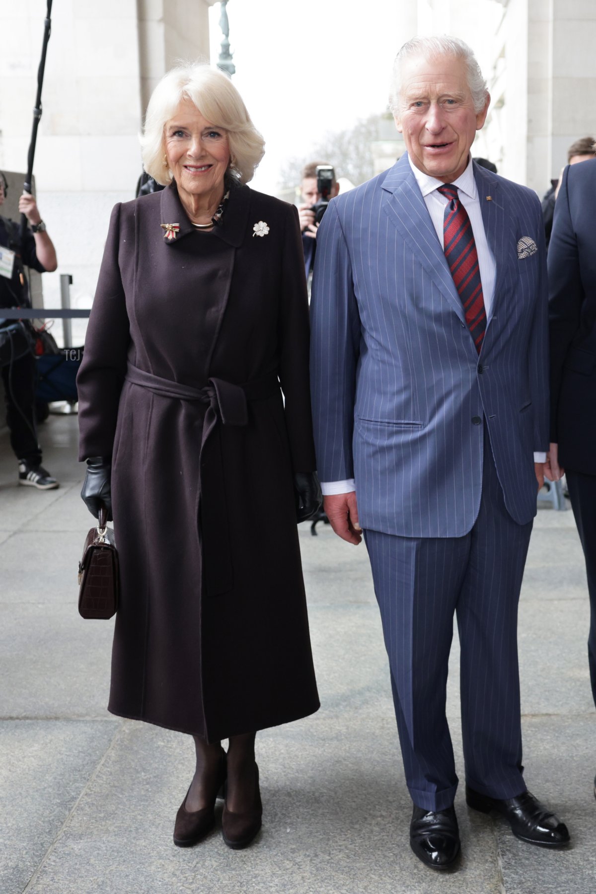 Il re Carlo III e la regina Camilla arrivano al Palazzo del Reichstag il 30 marzo 2023 a Berlino, Germania (Chris Jackson/Getty Images)