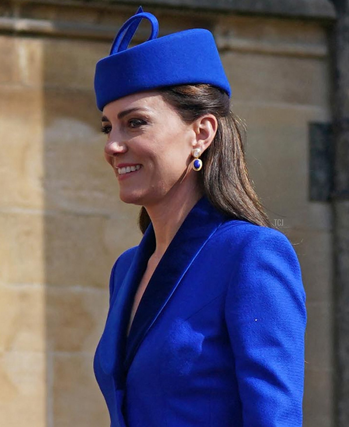 La Principessa di Galles partecipa al Servizio Pasquale di Mattutino al Castello di Windsor il 9 aprile 2023 a Windsor, Inghilterra (Yui Mok - WPA Pool/Getty Images)