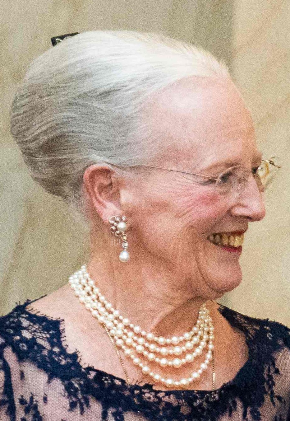 La Regina Margrethe II di Danimarca ha un'udienza ufficiale con il Primo Ministro Modi dell'India al Castello di Amalienborg a Copenaghen, Danimarca, il 3 maggio 2022 (MARTIN SYLVEST/Ritzau Scanpix/AFP via Getty Images)