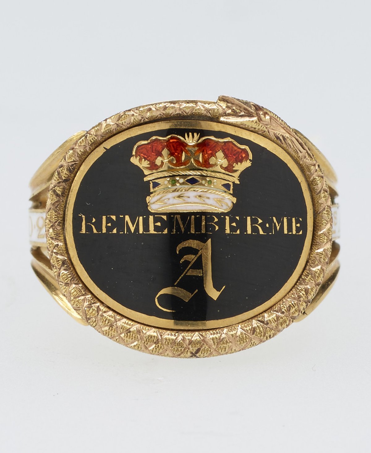 Anello in lutto per la Principessa Amelia, ca. 1810-11 (Royal Collection Trust)