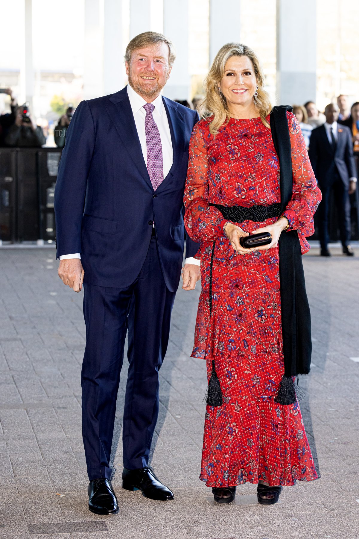 Re Willem-Alexander e Regina Maxima dei Paesi Bassi partecipano al concerto del Giorno del Re il 19 aprile 2023 a Rotterdam, Paesi Bassi (Patrick van Katwijk/Getty Images)