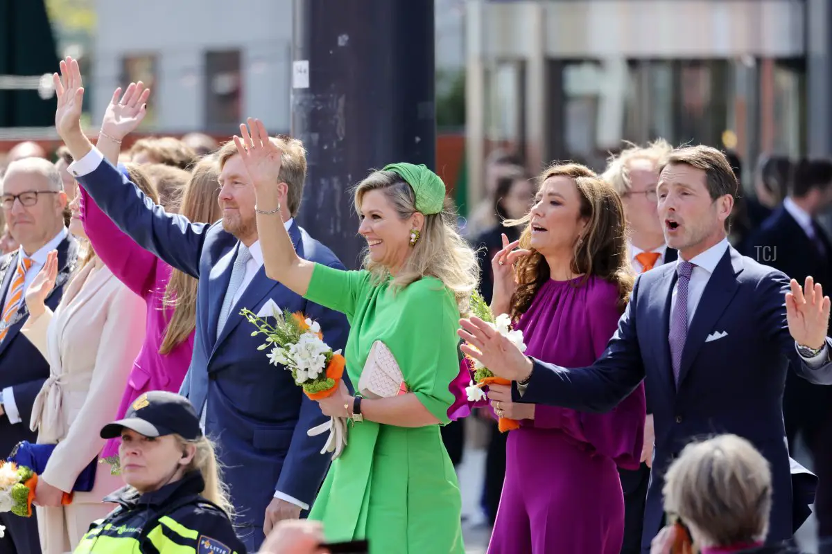 Membri della famiglia reale olandese celebrano la Giornata del Re a Rotterdam, 27 aprile 2023 (Andreas Rentz/Getty Images)