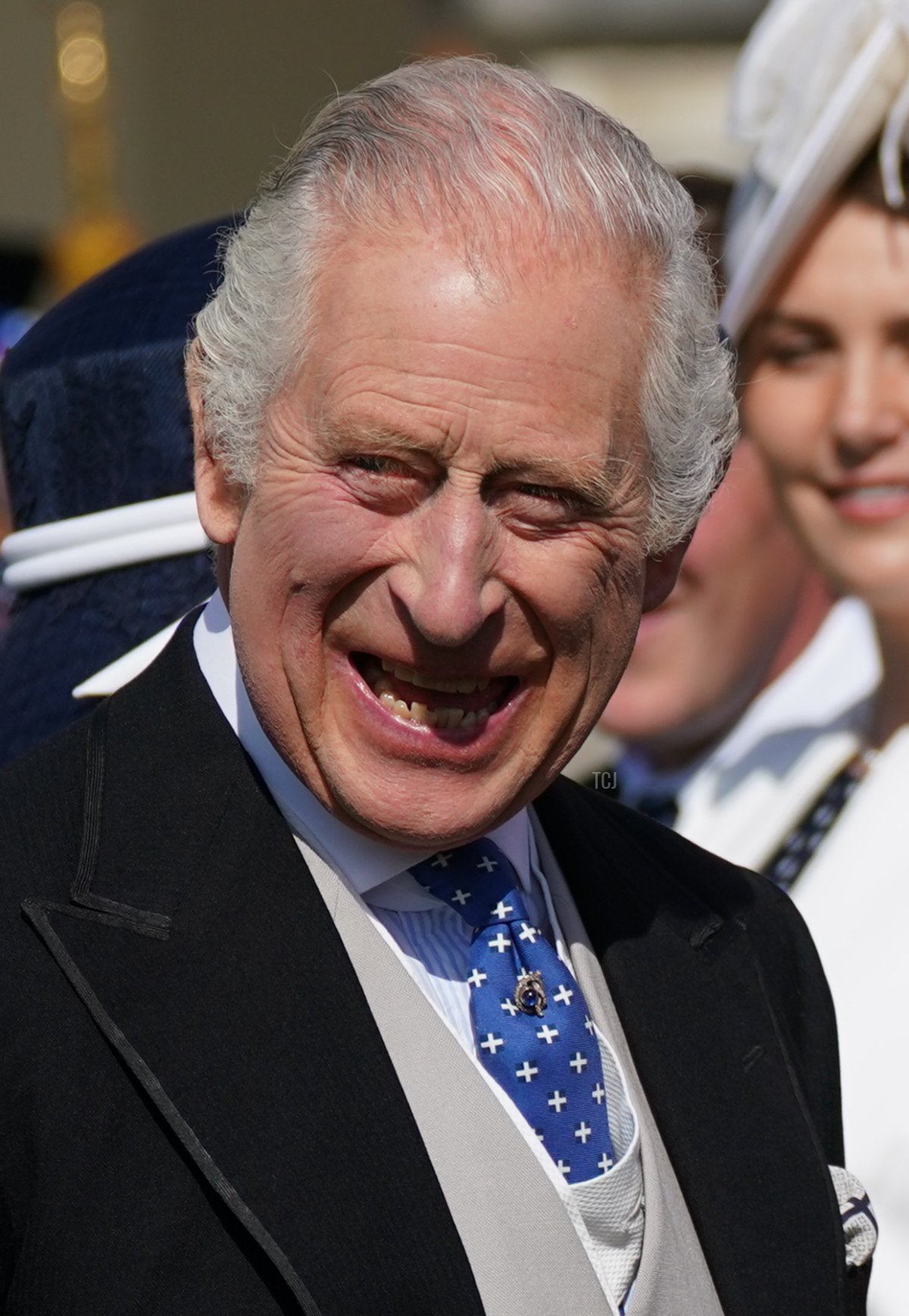 Re Carlo III ospita un giardino party a Buckingham Palace, parte dei festeggiamenti per il coronamento di questa settimana, 3 maggio 2023 (Yui Mok - WPA Pool/Getty Images)