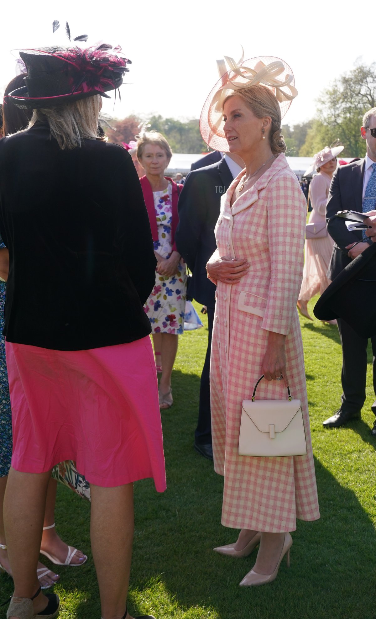 La Duchessa di Edimburgo partecipa a un giardino party a Buckingham Palace, parte dei festeggiamenti per il coronamento di questa settimana, 3 maggio 2023 (Yui Mok - WPA Pool/Getty Images)