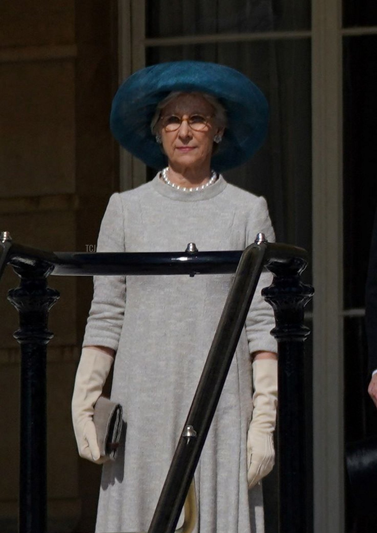 La Duchessa di Gloucester partecipa a un giardino party a Buckingham Palace, parte dei festeggiamenti per il coronamento di questa settimana, 3 maggio 2023 (Yui Mok - WPA Pool/Getty Images)